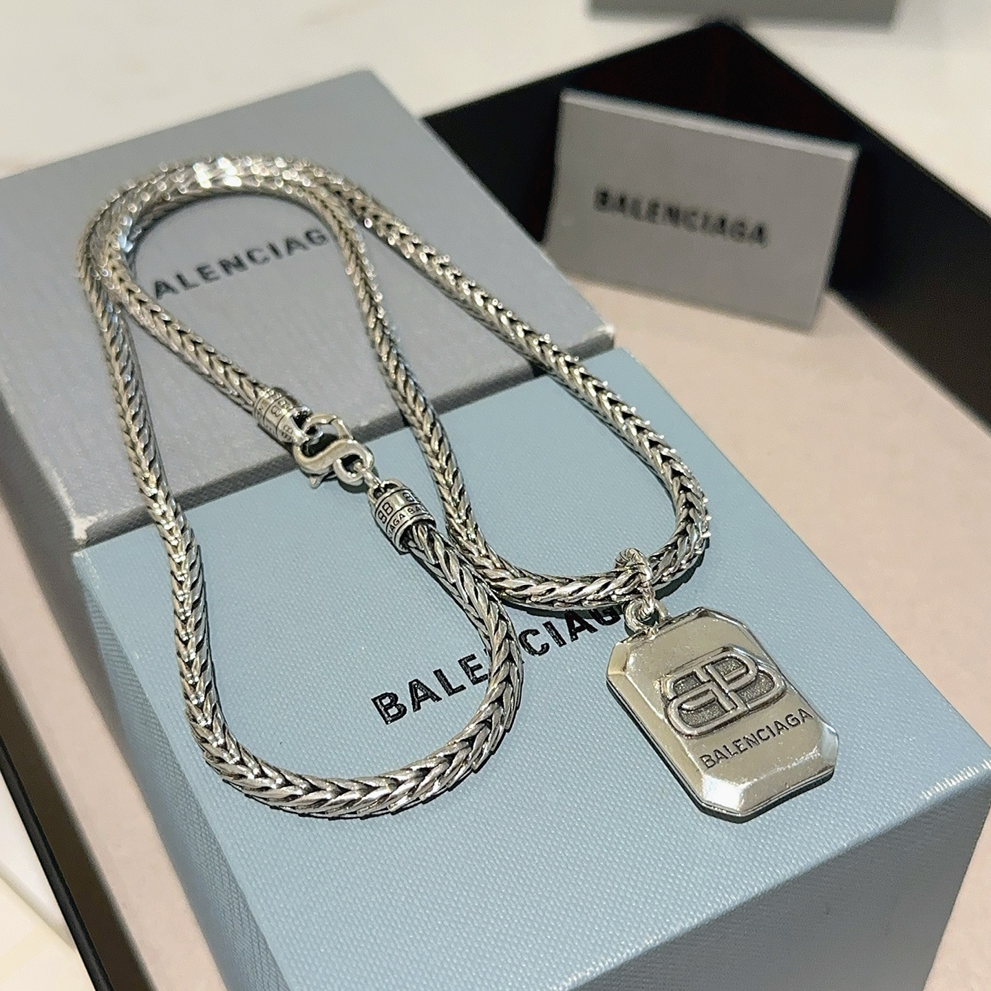  原单货🔹🔹新品 巴黎世家项链 Balenciaga 新款项链🔹专柜一致 细节做工精细 每个细节流程到位