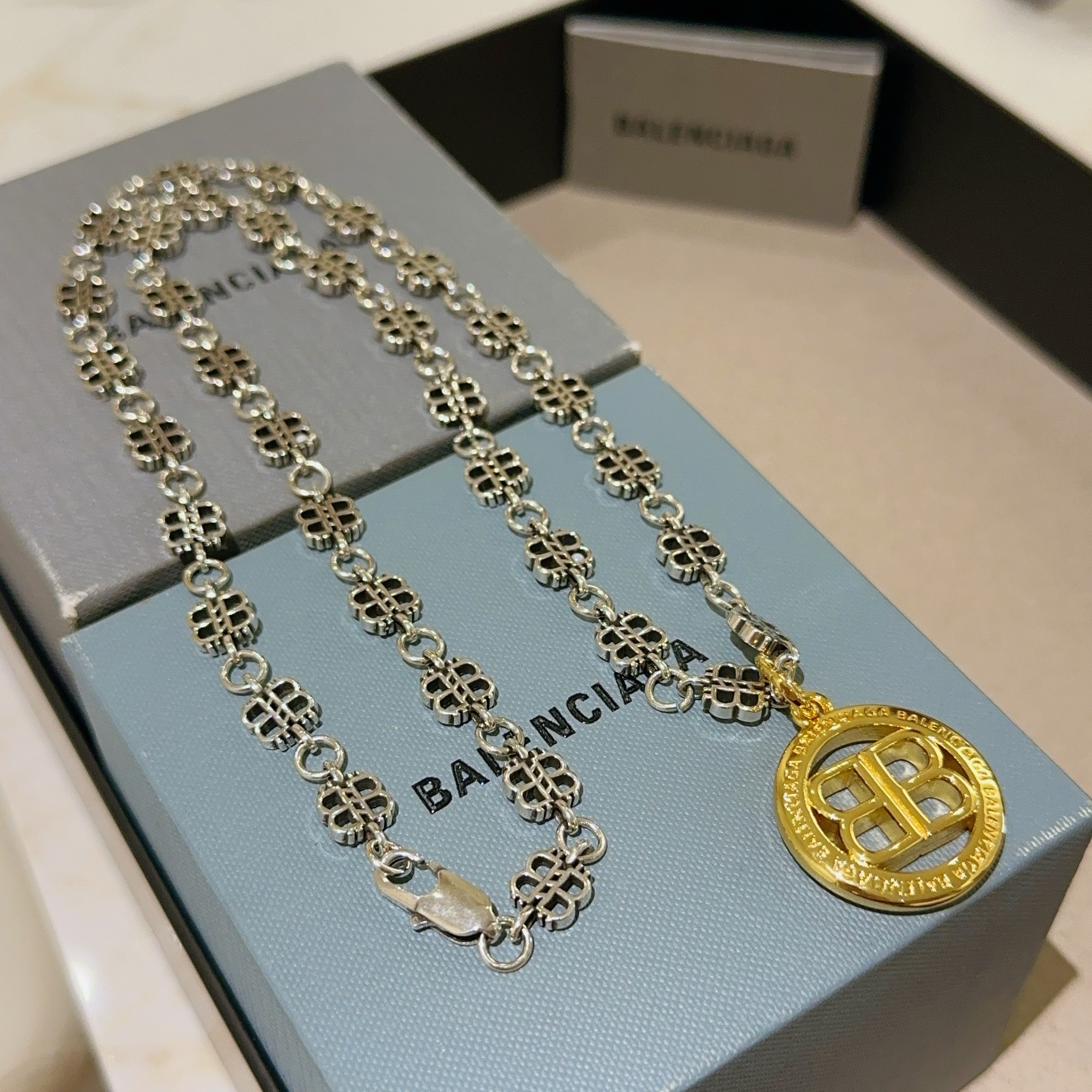  原单货🔹🔹新品 巴黎世家项链 Balenciaga 新款项链🔹专柜一致 细节做工精细 每个细节流程到位