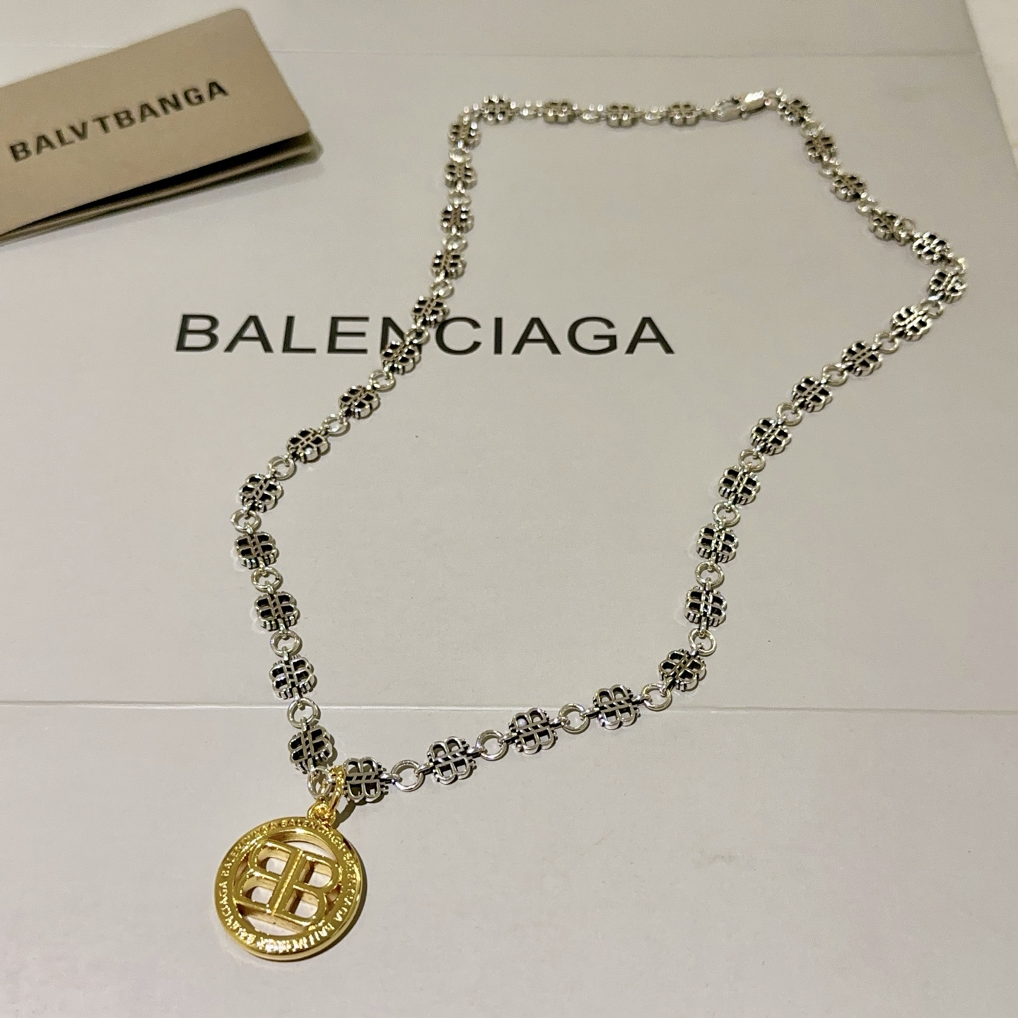  原单货🔹🔹新品 巴黎世家项链 Balenciaga 新款项链🔹专柜一致 细节做工精细 每个细节流程到位