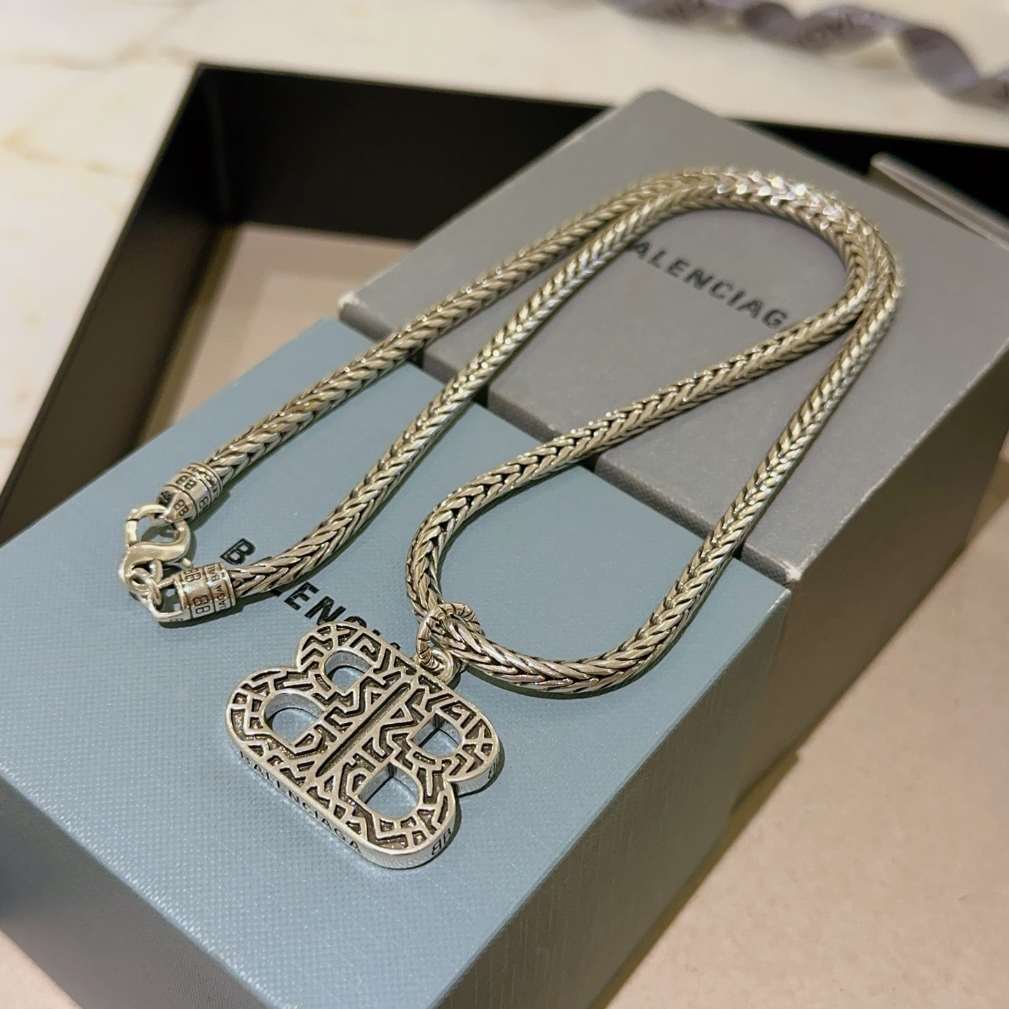  原单货🔹🔹新品 巴黎世家项链 Balenciaga 新款项链🔹专柜一致 细节做工精细 每个细节流程到位