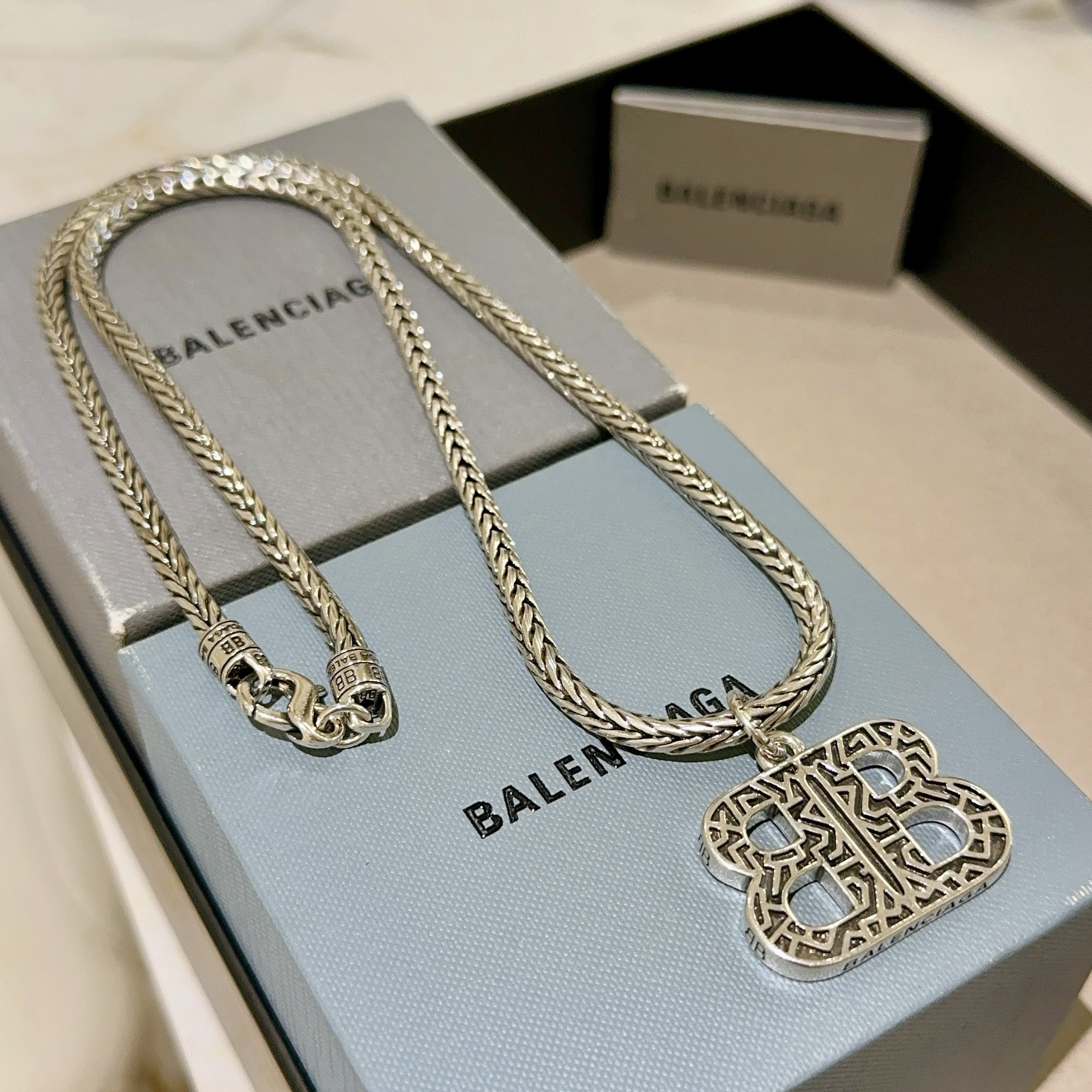 原单货🔹🔹新品 巴黎世家项链 Balenciaga 新款项链🔹专柜一致 细节做工精细 每个细节流程到位