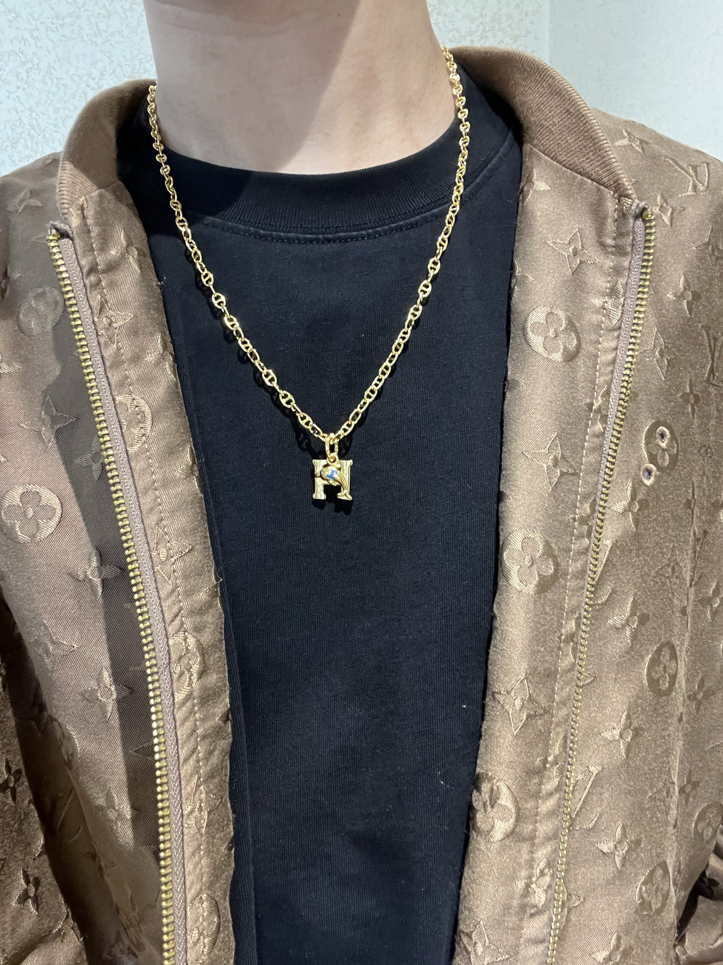  🌀🌟HERMES  爱马仕项链 H字母椭圆系列首饰 进口珐琅镀.猪鼻子链条经典搭配 原版logo新品 