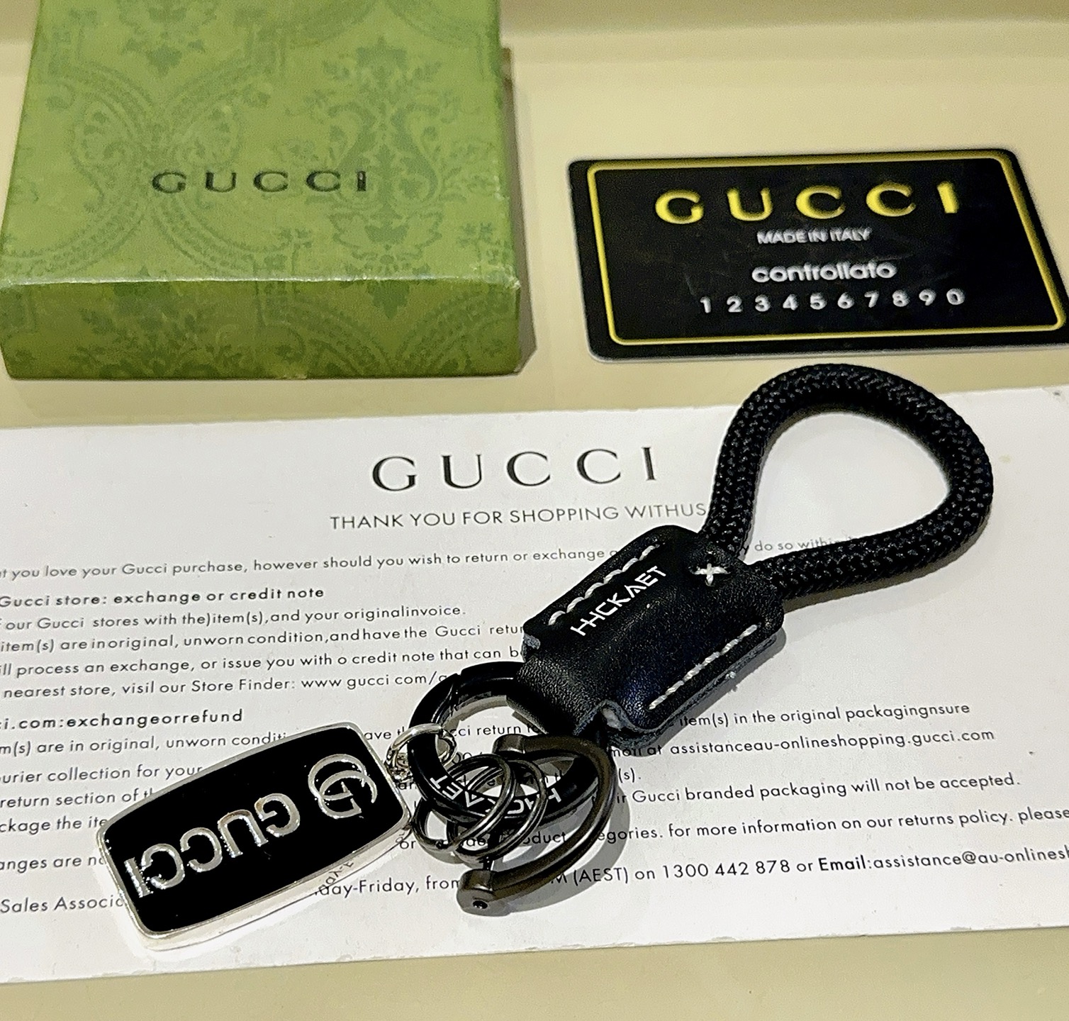    新品发布 👒𝐆𝐮𝐜𝐜𝐢古驰钥匙扣 古驰包包扣 最新款包包挂饰档次更高明星同款Anger Fores
