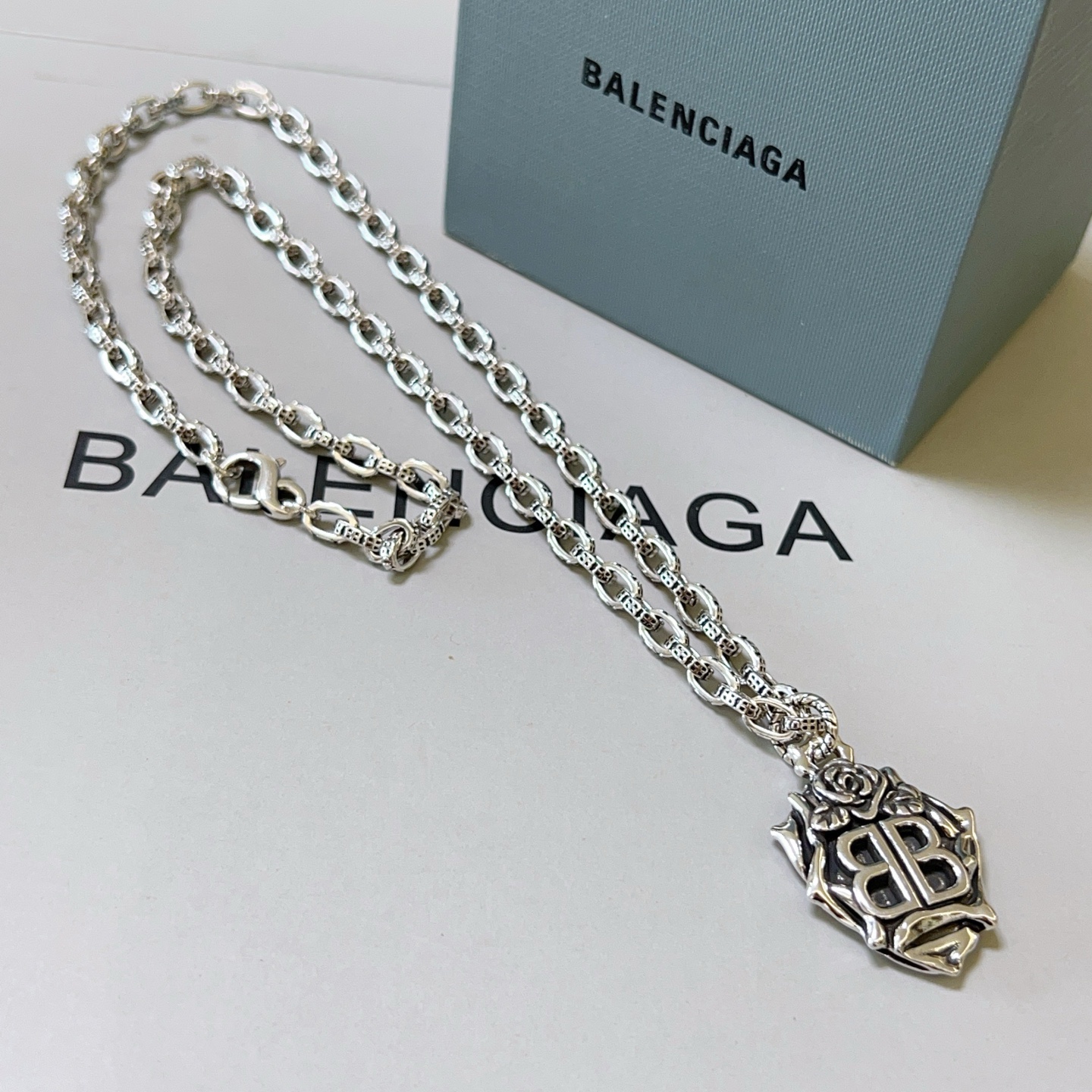  原单货🔹🔹新品 巴黎世家项链 Balenciaga 新款项链🔹专柜一致 细节做工精细 每个细节流程到位