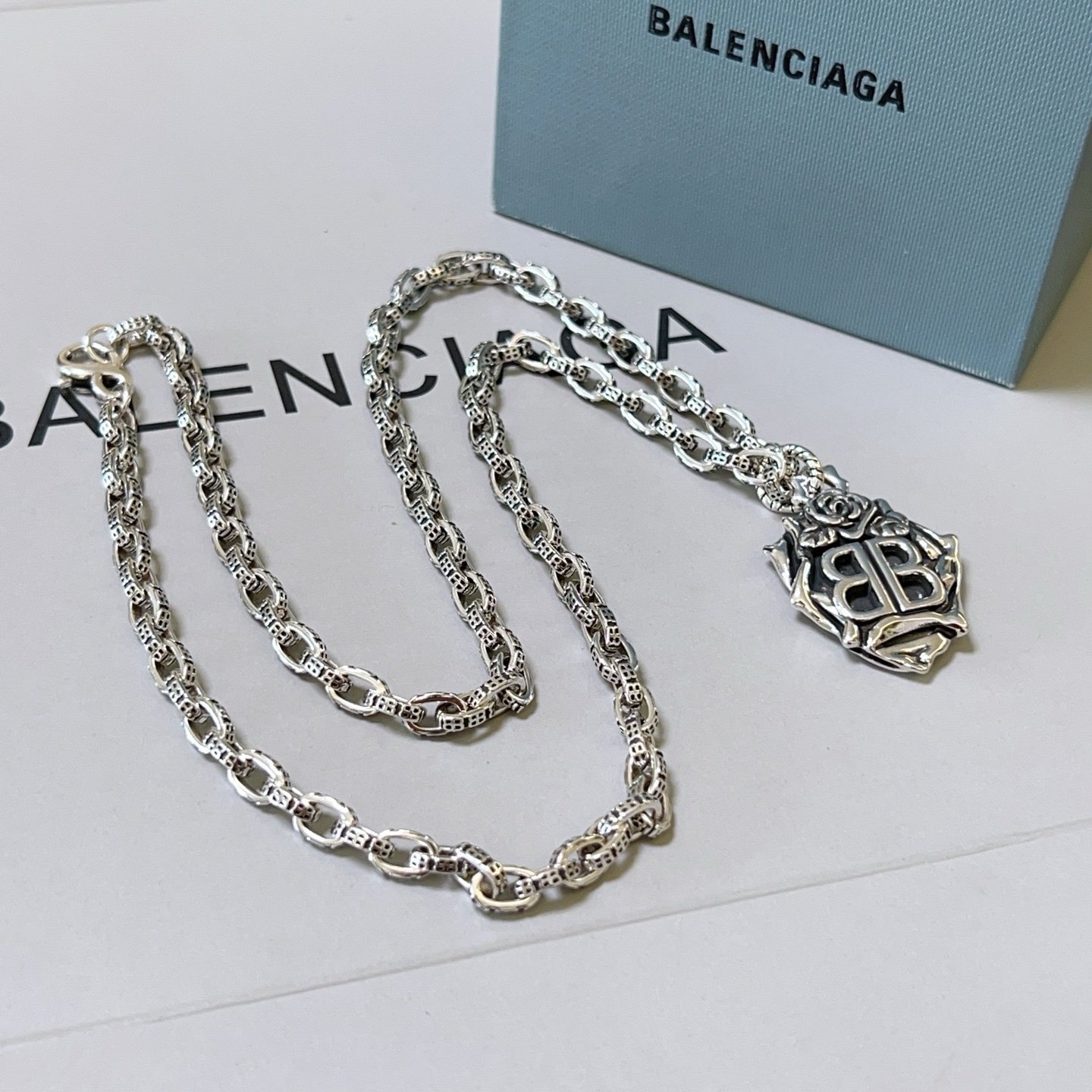  原单货🔹🔹新品 巴黎世家项链 Balenciaga 新款项链🔹专柜一致 细节做工精细 每个细节流程到位