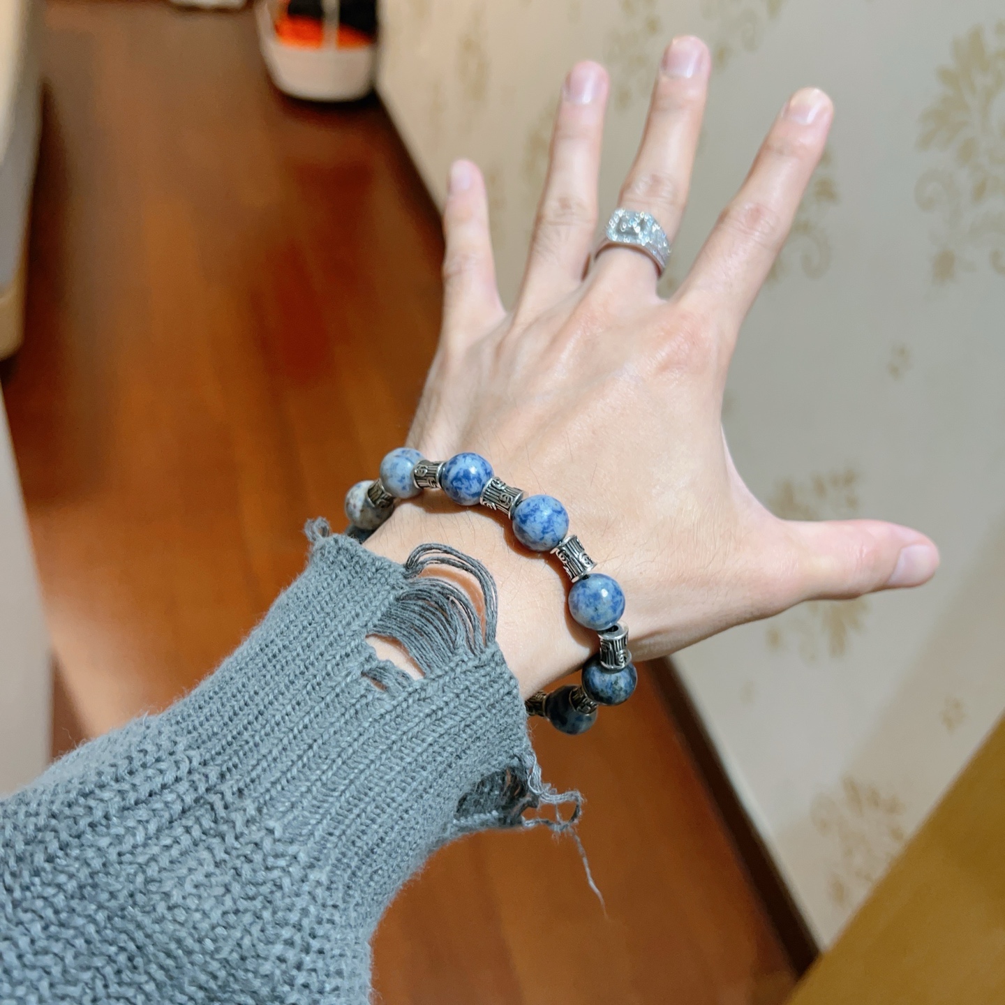   𝐆𝐮𝐜𝐜𝐢古驰手链男女同款 最新款天然石手链档次更高明星同款Anger Forest系列双g玛瑙手链