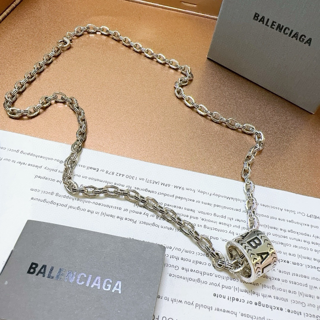  原单货🔹🔹新品 巴黎世家项链 Balenciaga 新款项链🔹专柜一致 细节做工精细 每个细节流程到位