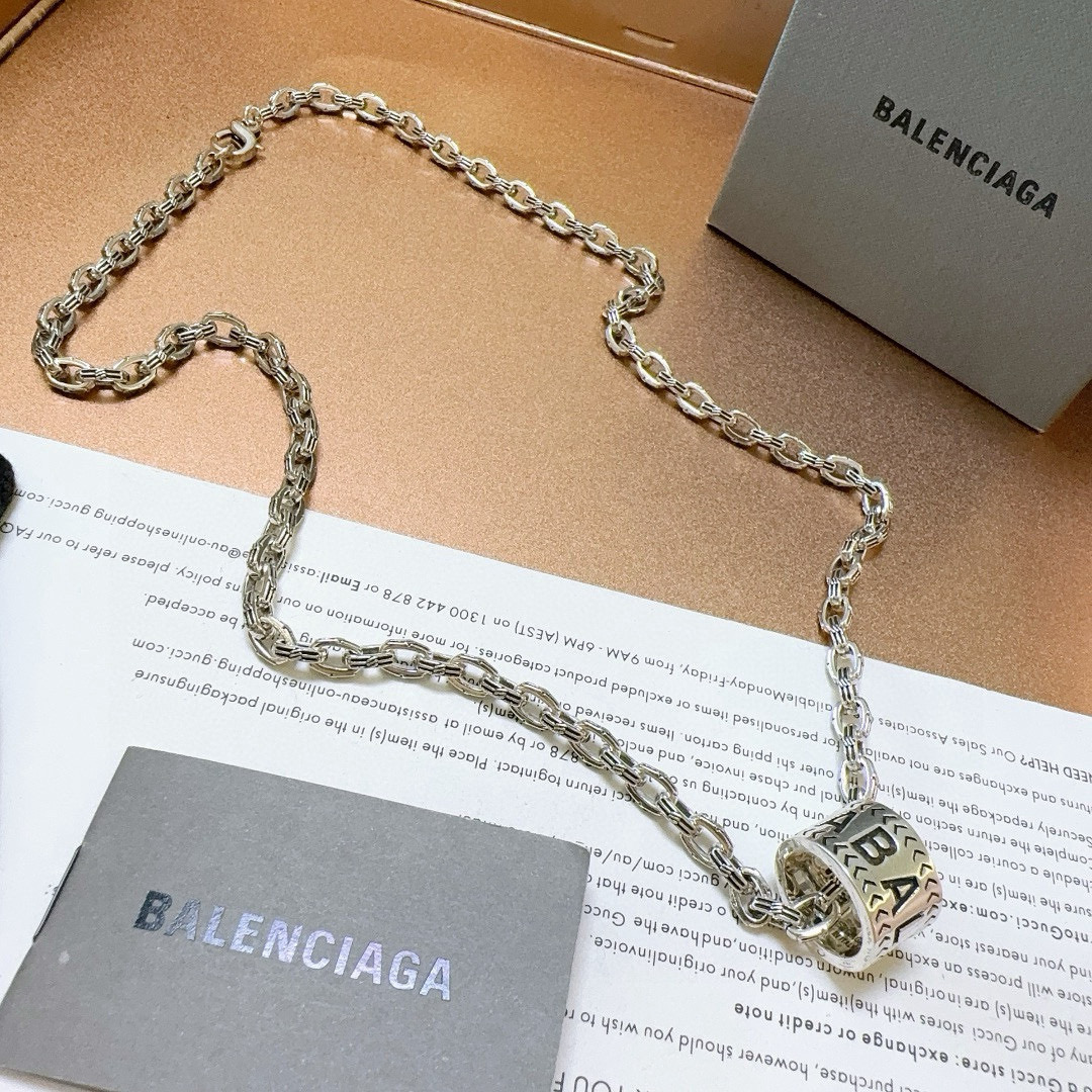  原单货🔹🔹新品 巴黎世家项链 Balenciaga 新款项链🔹专柜一致 细节做工精细 每个细节流程到位