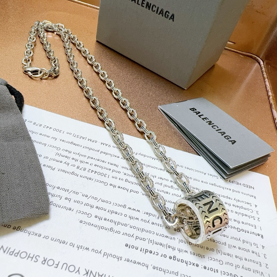  原单货🔹🔹新品 巴黎世家项链 Balenciaga 新款项链🔹专柜一致 细节做工精细 每个细节流程到位