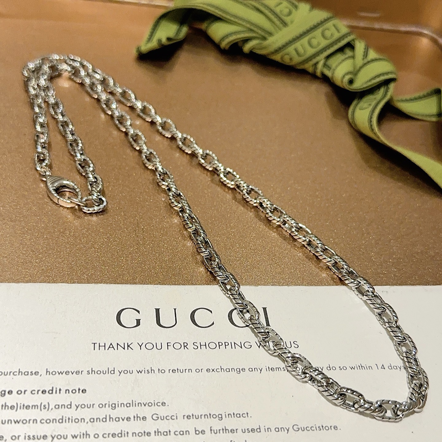   🔥🔥 新品发布👒不爆不发 抖音带货网红首选 𝐆𝐮𝐜𝐜𝐢古驰项链最新款链条档次更高明星同款Anger 