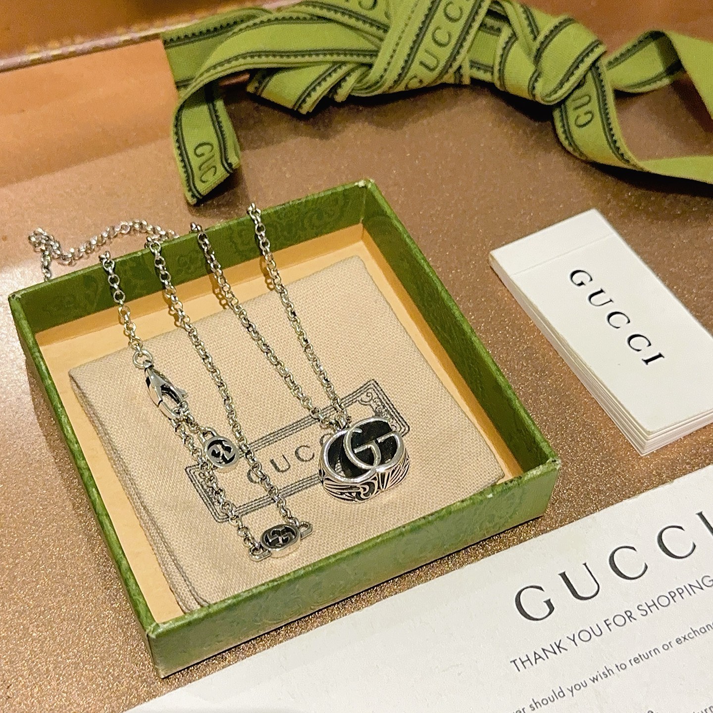   🔥🔥 新品发布👒不爆不发 抖音带货网红首选 𝐆𝐮𝐜𝐜𝐢古驰项链最新款链条档次更高明星同款Anger 