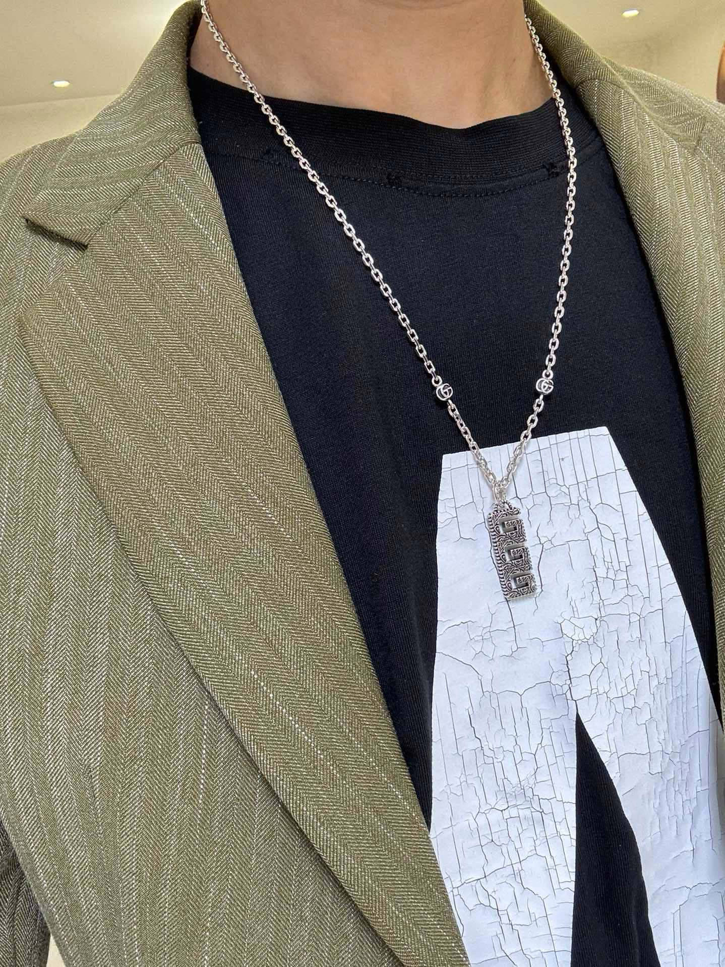   🔥🔥 新品发布👒不爆不发 抖音带货网红首选 𝐆𝐮𝐜𝐜𝐢古驰项链最新款链条档次更高明星同款Anger 