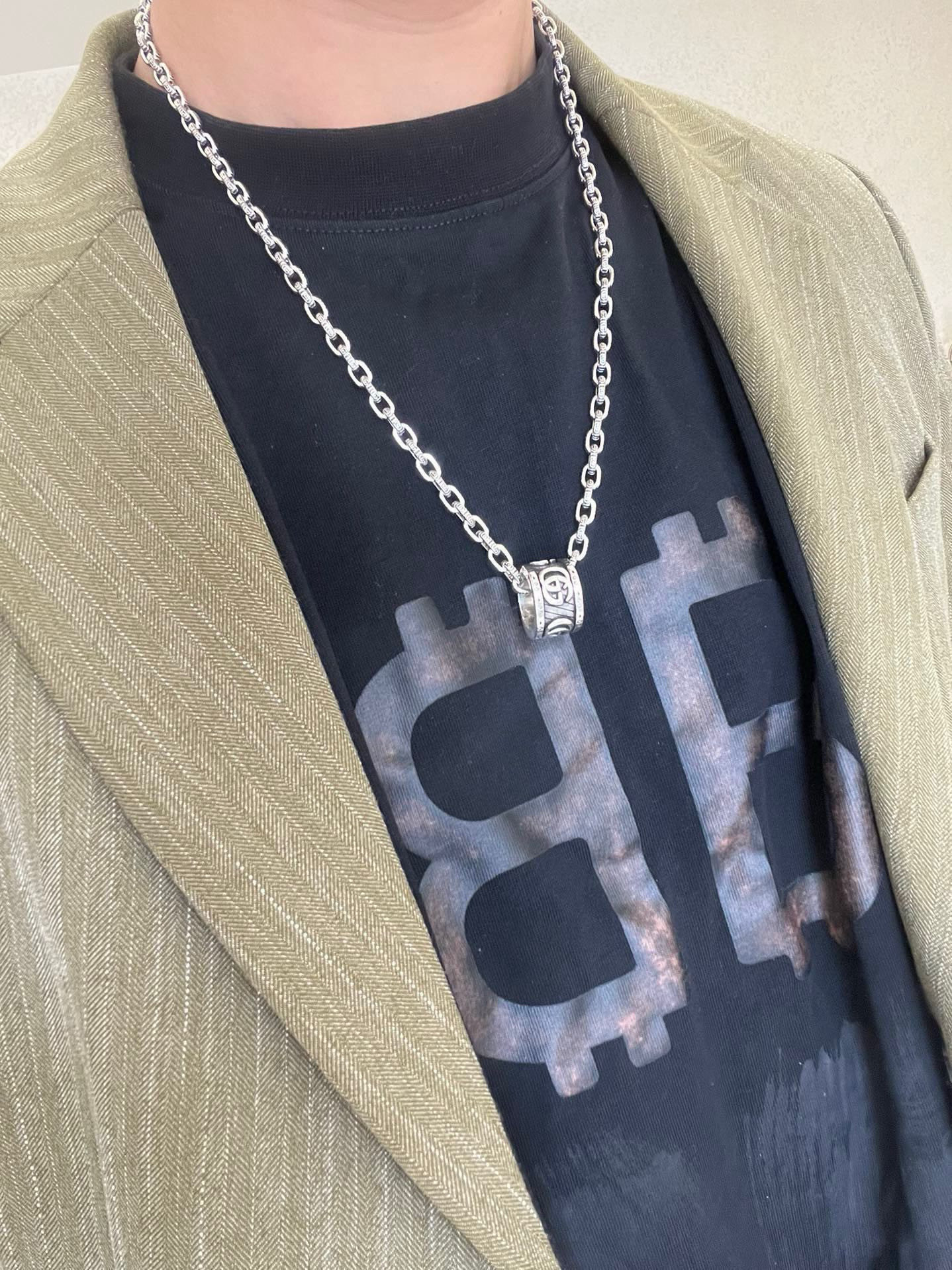   🔥抖音带货首选🔥 𝐆𝐮𝐜𝐜𝐢古驰项链2025加粗最新款链条档次更高明星同款Anger Forest系