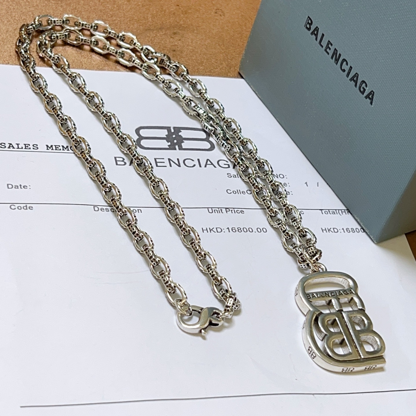  原单货🔹🔹新品 巴黎世家项链 Balenciaga 新款项链🔹专柜一致 细节做工精细 每个细节流程到位