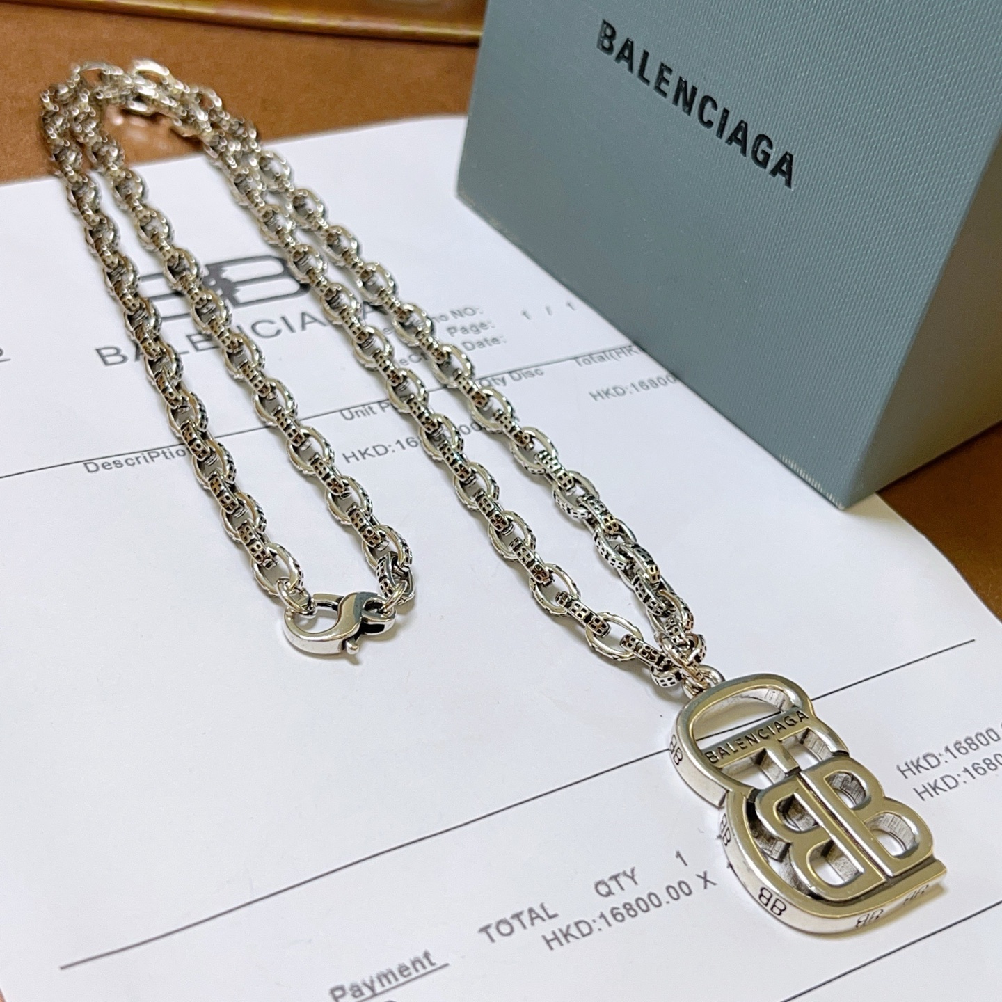  原单货🔹🔹新品 巴黎世家项链 Balenciaga 新款项链🔹专柜一致 细节做工精细 每个细节流程到位