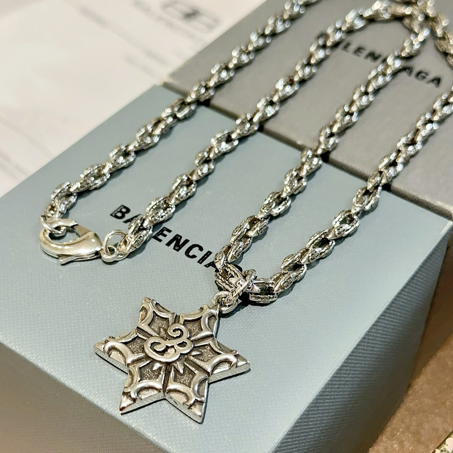  原单货🔹🔹新品 巴黎世家项链 Balenciaga 新款项链🔹专柜一致 细节做工精细 每个细节流程到位