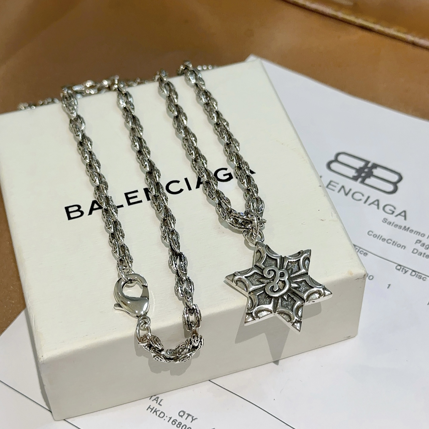  原单货🔹🔹新品 巴黎世家项链 Balenciaga 新款项链🔹专柜一致 细节做工精细 每个细节流程到位