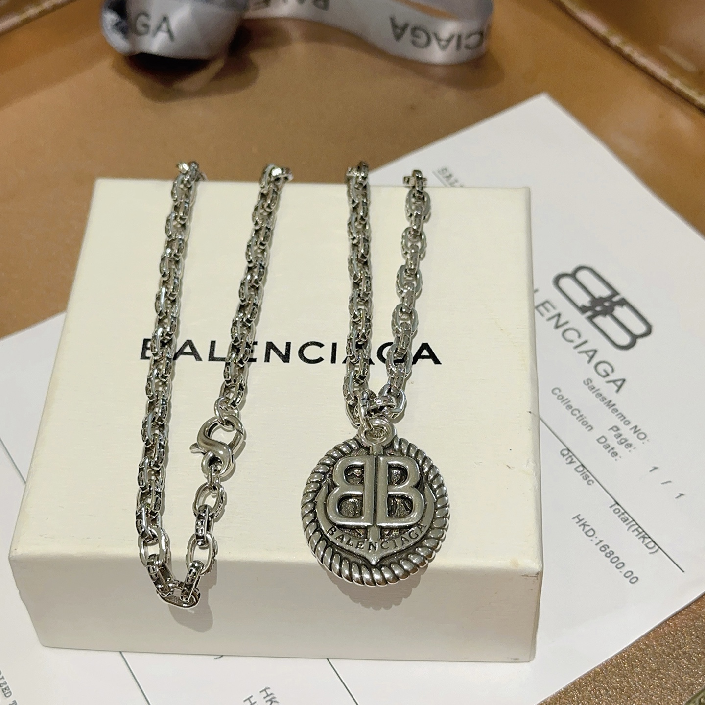  原单货🔹🔹新品 巴黎世家项链 Balenciaga 新款项链🔹专柜一致 细节做工精细 每个细节流程到位