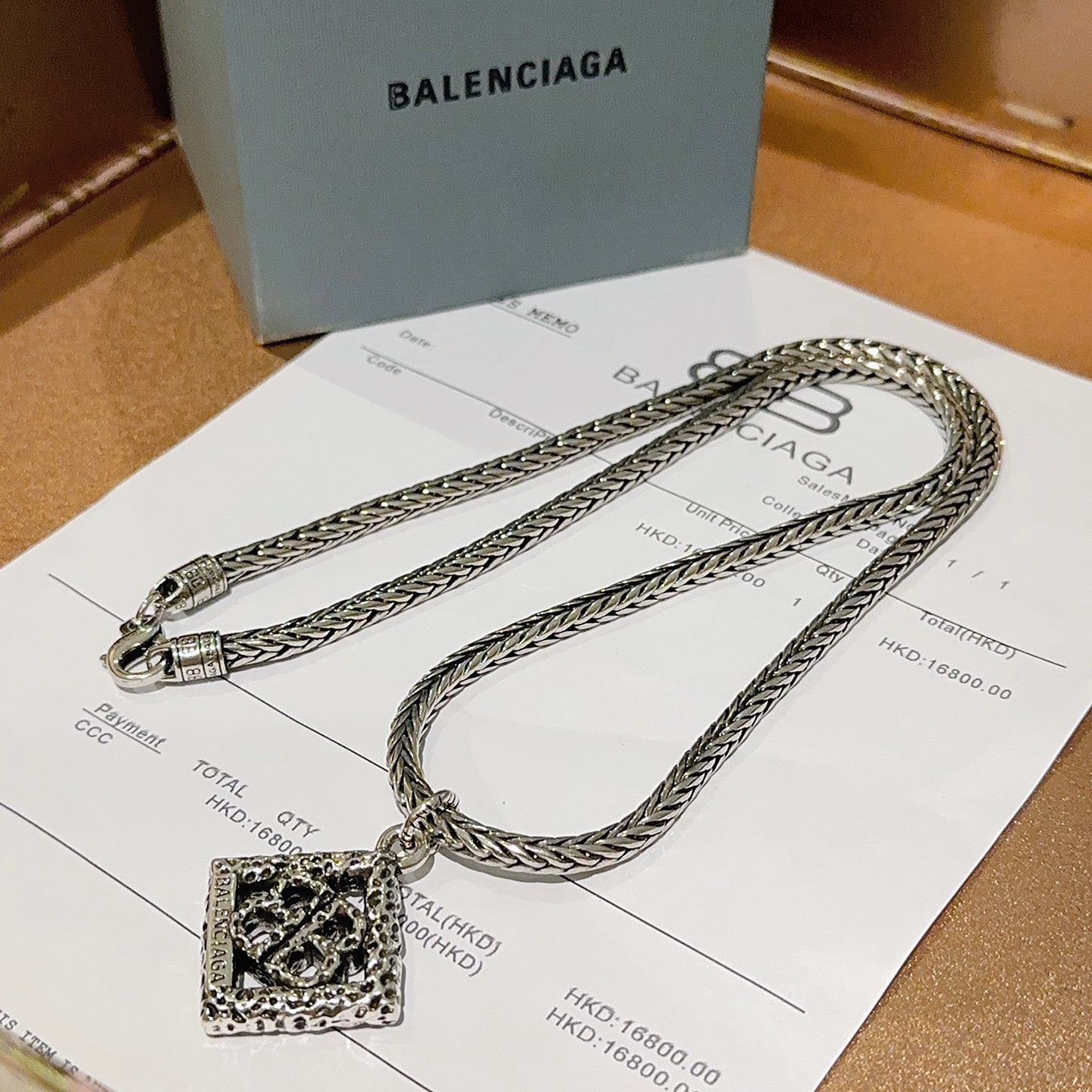  原单货🔹🔹新品 巴黎世家项链 Balenciaga 新款项链🔹专柜一致 细节做工精细 每个细节流程到位
