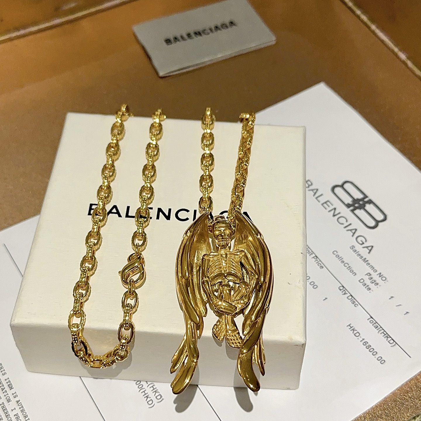  原单货🔹🔹新品 巴黎世家项链 Balenciaga 新款项链🔹专柜一致 细节做工精细 每个细节流程到位