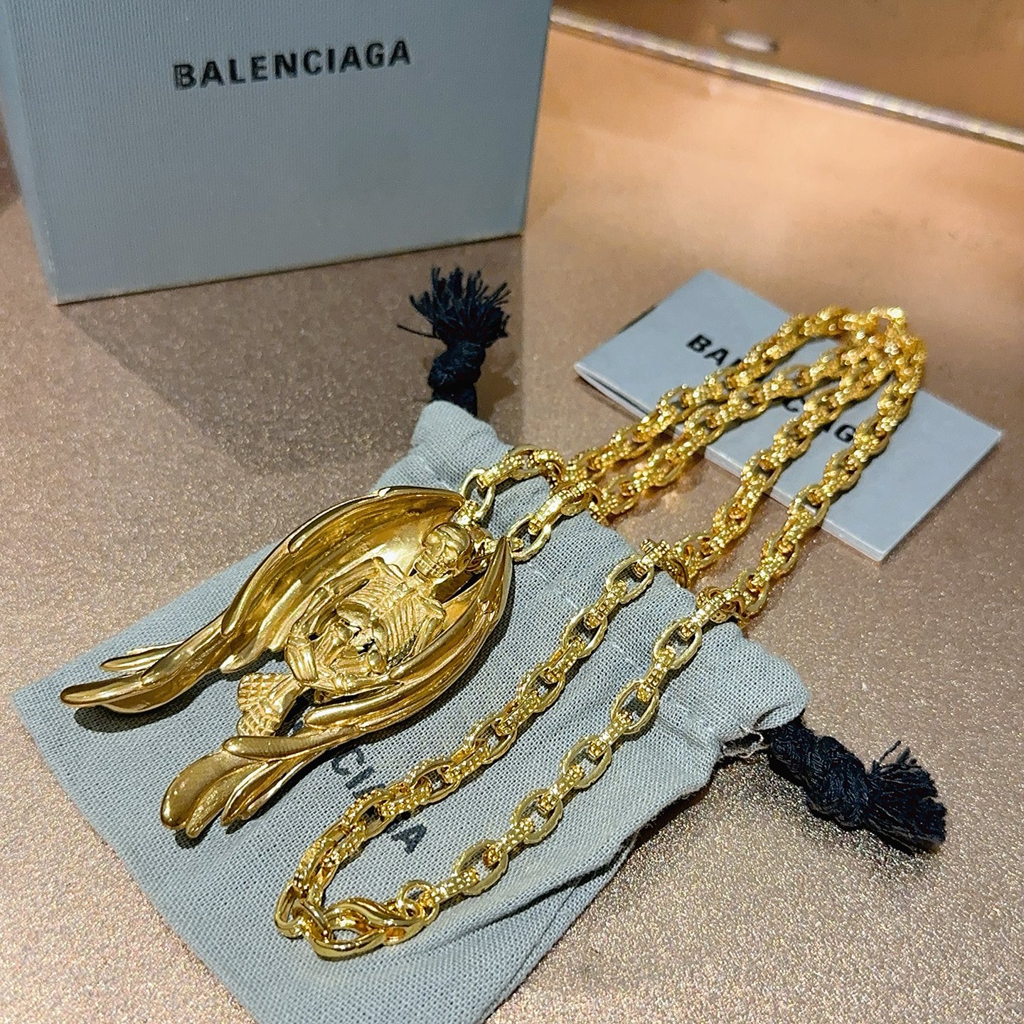  原单货🔹🔹新品 巴黎世家项链 Balenciaga 新款项链🔹专柜一致 细节做工精细 每个细节流程到位