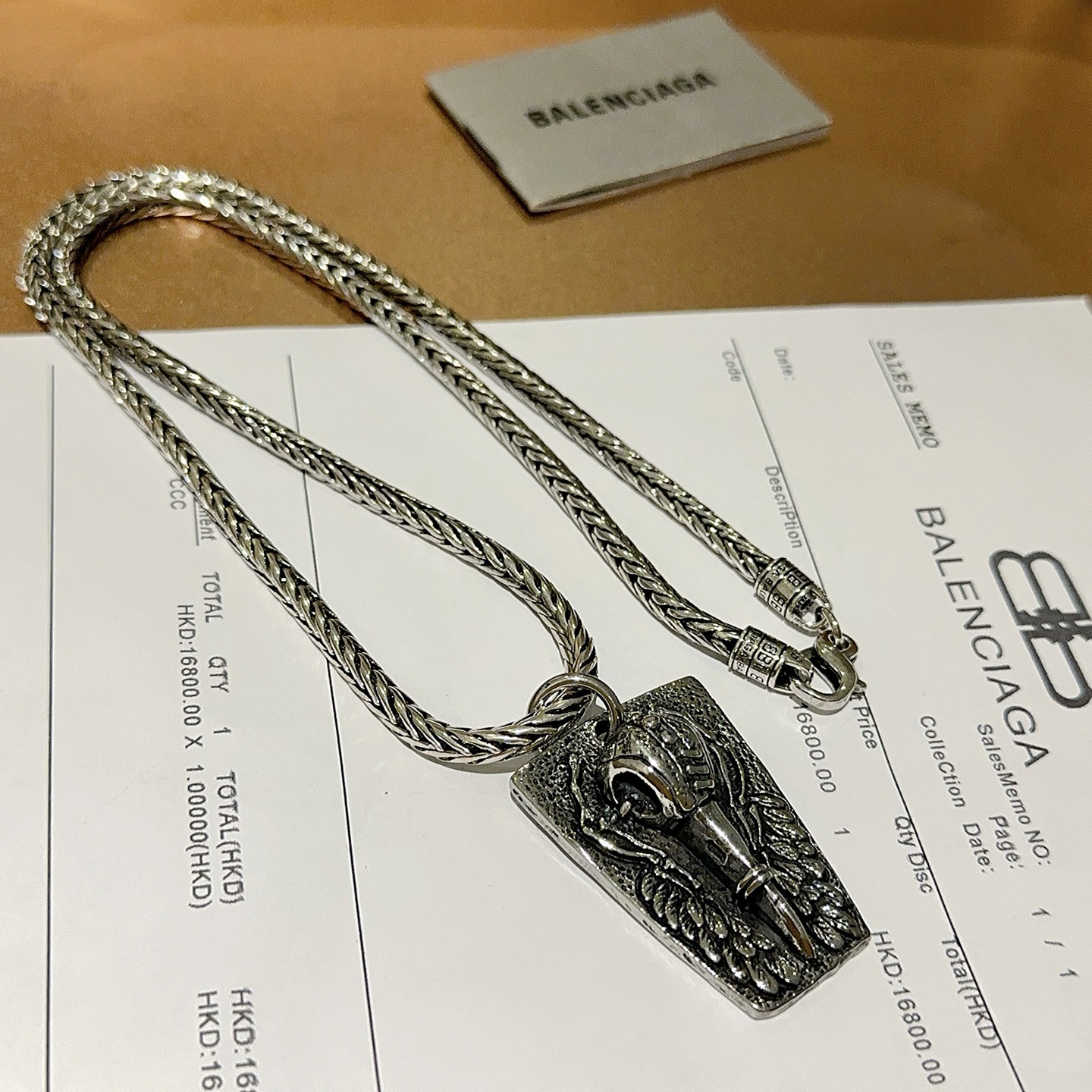  原单货🔹🔹新品 巴黎世家项链 Balenciaga 新款项链🔹专柜一致 细节做工精细 每个细节流程到位