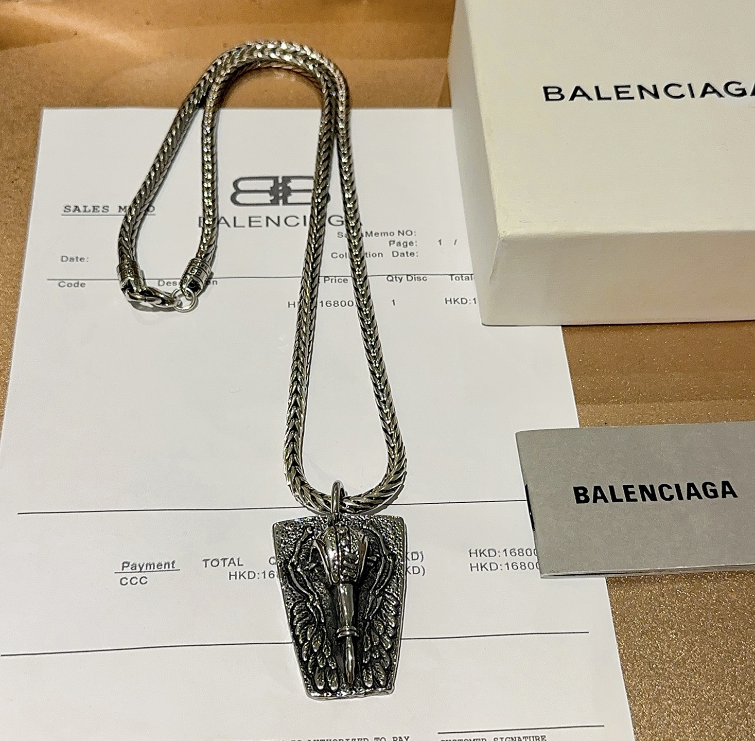  原单货🔹🔹新品 巴黎世家项链 Balenciaga 新款项链🔹专柜一致 细节做工精细 每个细节流程到位