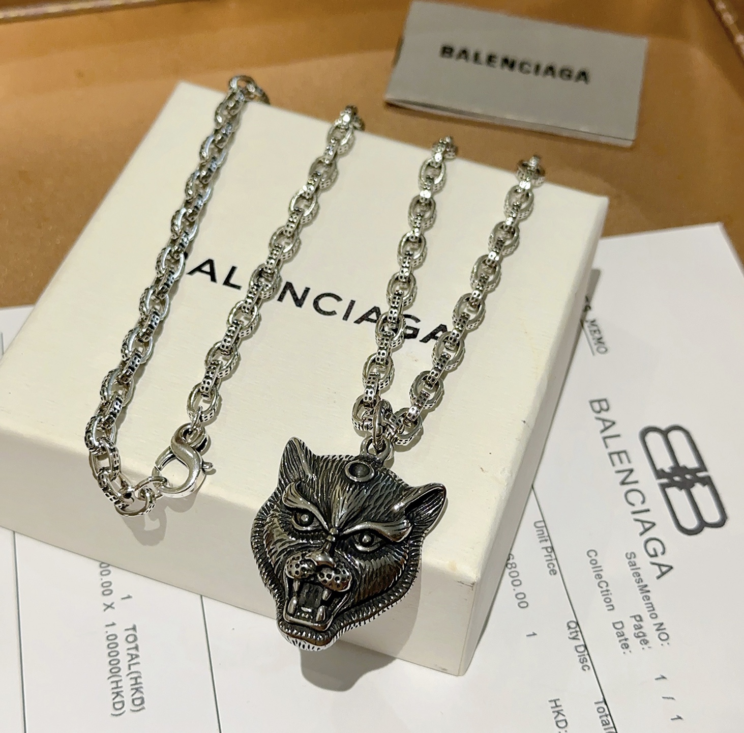  原单货🔹🔹新品 巴黎世家项链 Balenciaga 新款项链🔹专柜一致 细节做工精细 每个细节流程到位