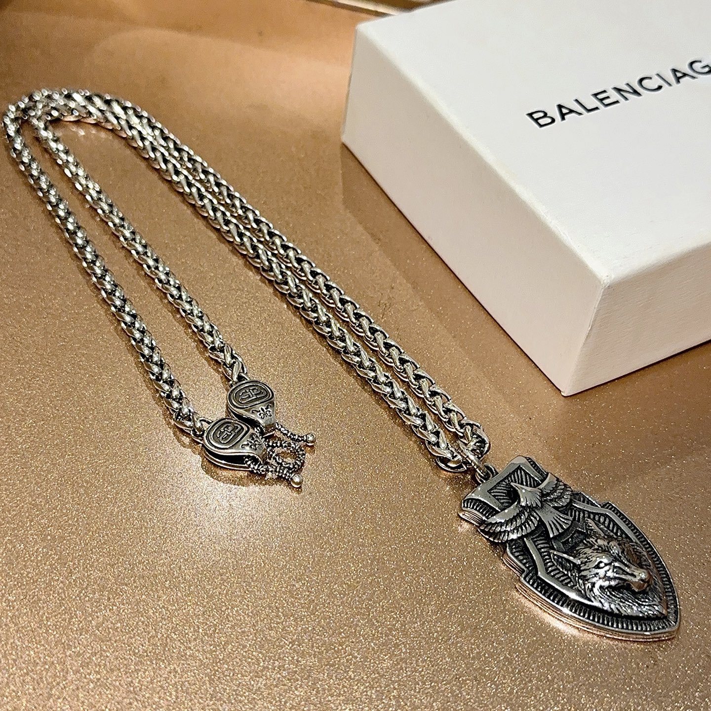  原单货🔹🔹新品 巴黎世家项链 Balenciaga 新款项链🔹专柜一致 细节做工精细 每个细节流程到位