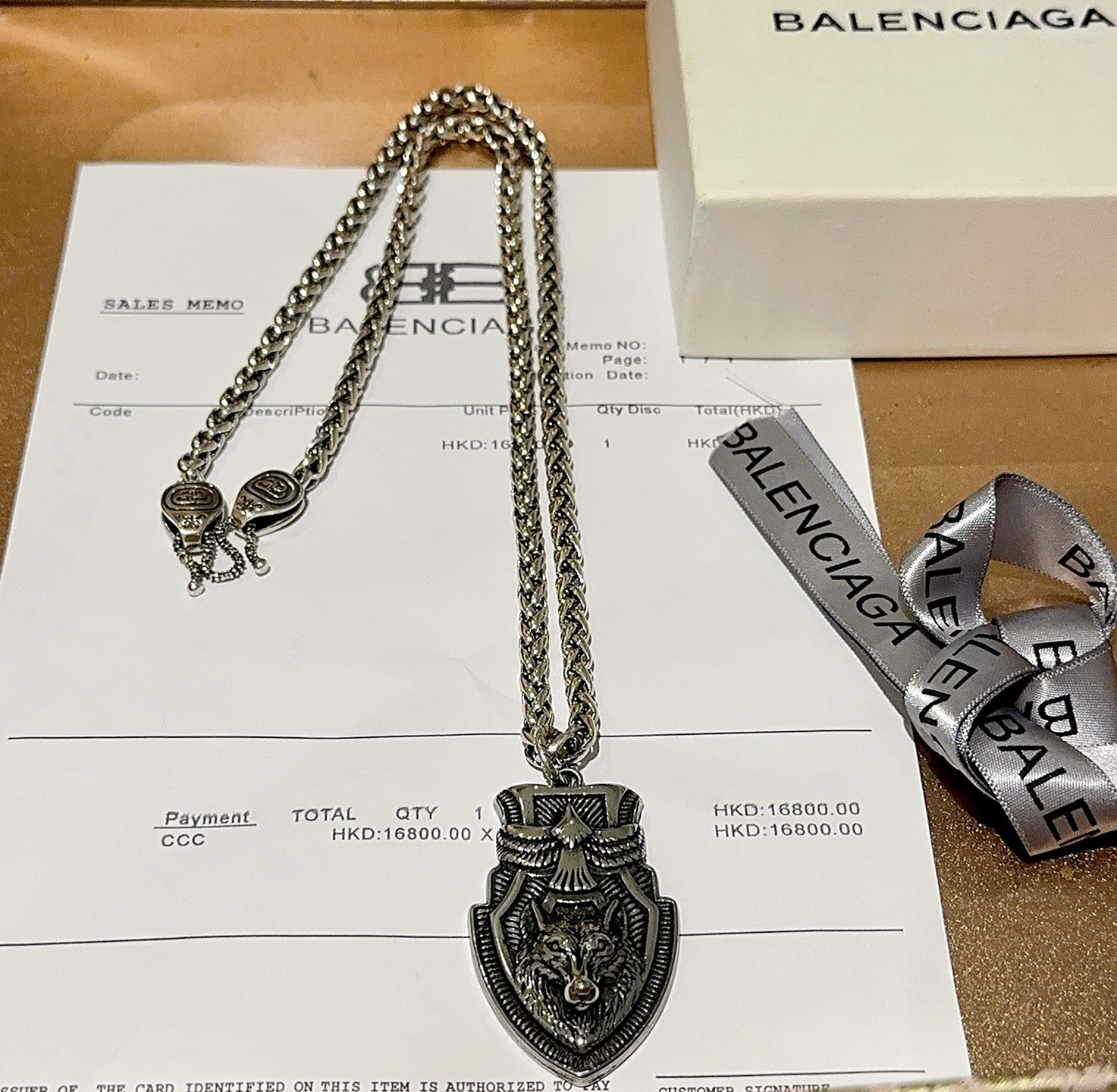  原单货🔹🔹新品 巴黎世家项链 Balenciaga 新款项链🔹专柜一致 细节做工精细 每个细节流程到位