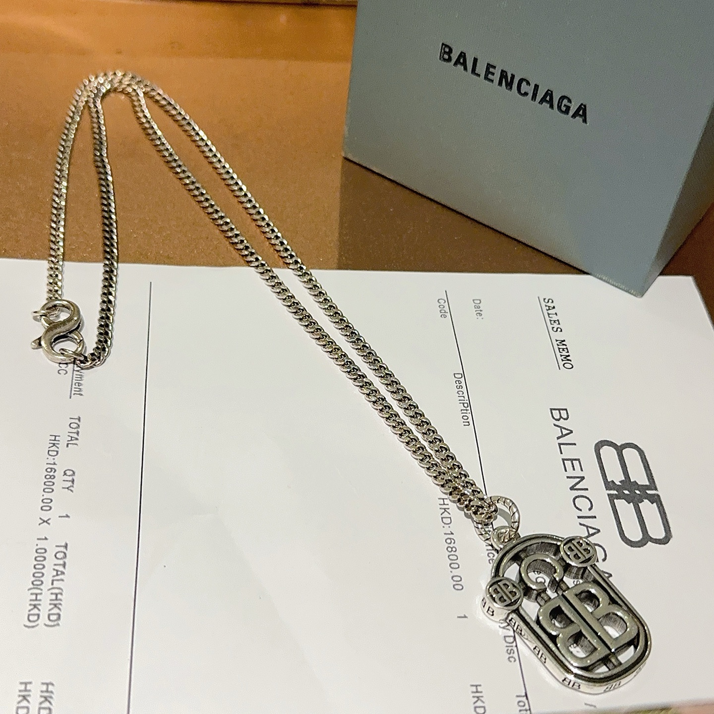  原单货🔹🔹新品 巴黎世家项链 Balenciaga 新款项链🔹专柜一致 细节做工精细 每个细节流程到位