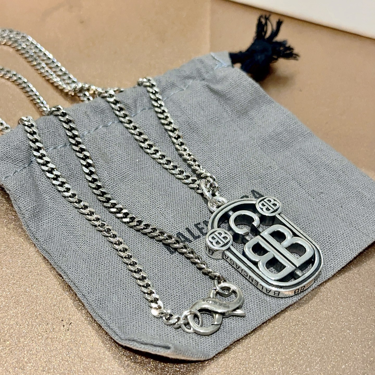  原单货🔹🔹新品 巴黎世家项链 Balenciaga 新款项链🔹专柜一致 细节做工精细 每个细节流程到位