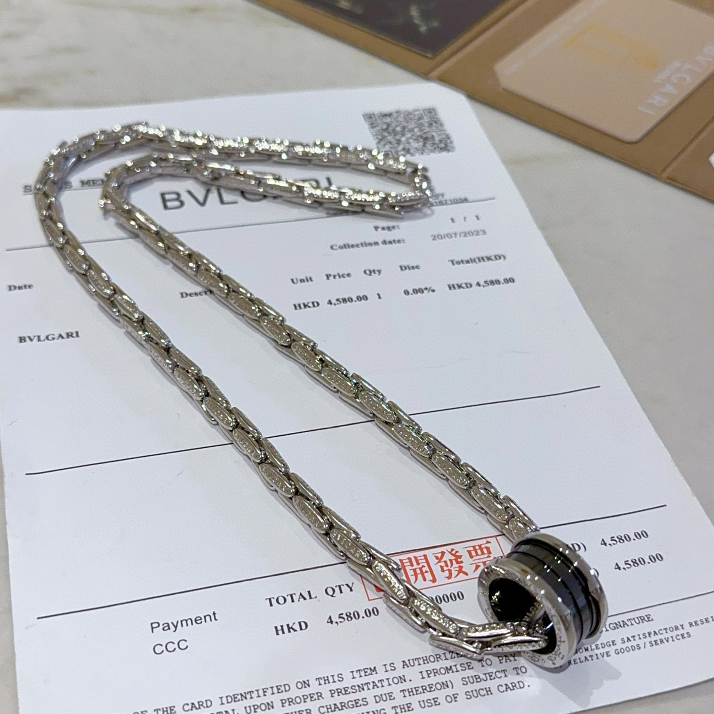 。宝格丽项链V金材质。BVLGARI宝格丽 DIVAS‘ DREAM 系列 品相完美，细节无敌，那种独特