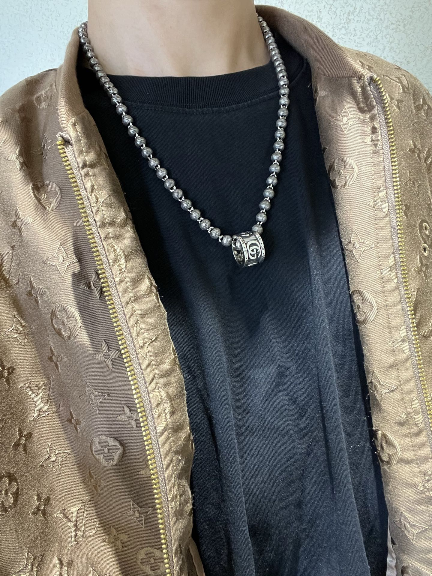     (奢华款)𝐆𝐮𝐜𝐜𝐢古驰项链最新款链条档次更高明星同款。花了一个多月做出来精工细致纯手工打造完美