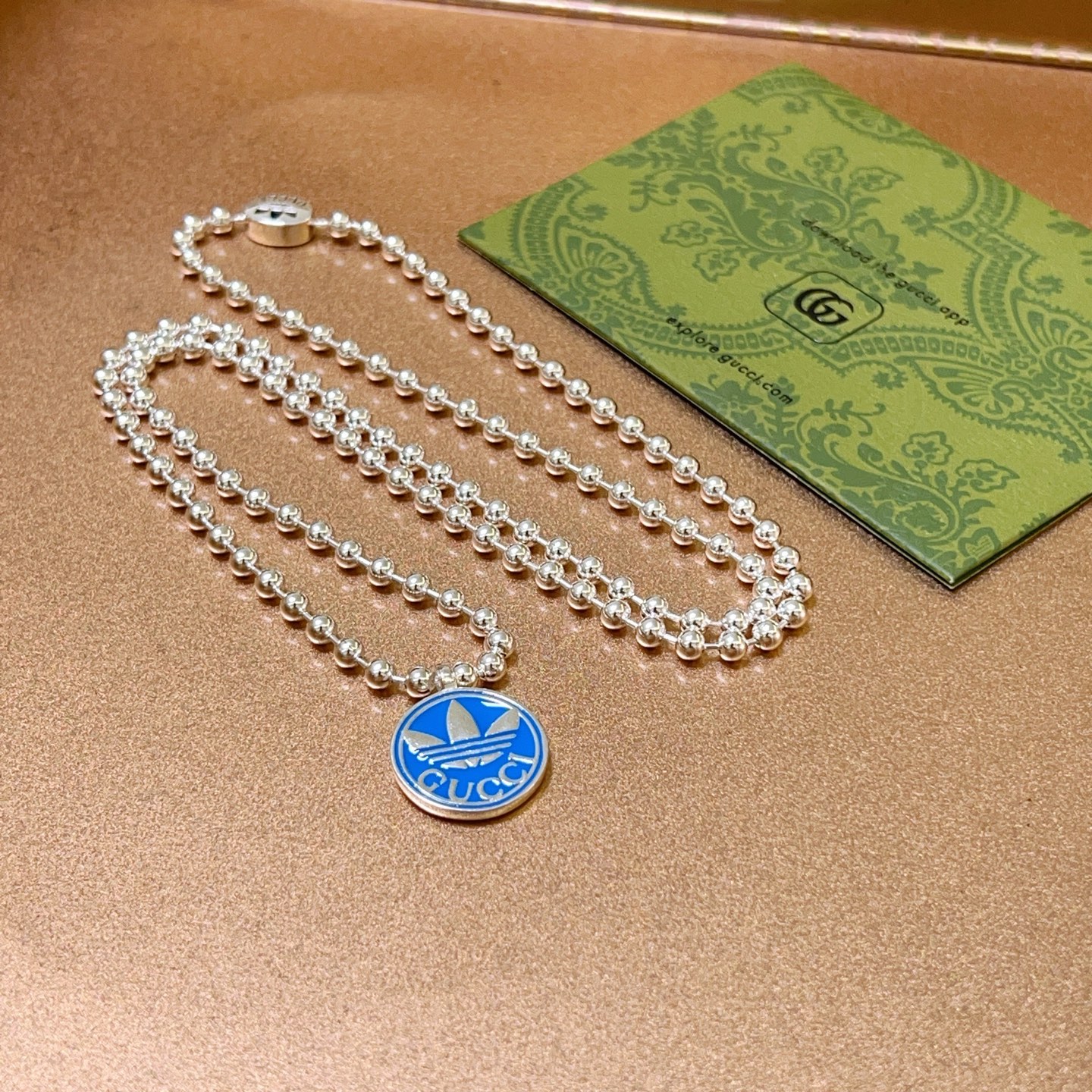   🔥🔥 三叶草联名款新品发布👒不爆不发 抖音带货网红首选 𝐆𝐮𝐜𝐜𝐢古驰项链最新款链条档次更高明星同款