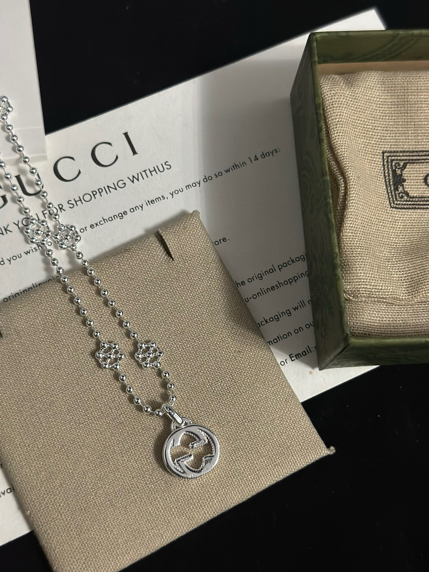 Gucci古驰Anger ForestシリーズダブルGネックレス - 高級感溢れるデザイン