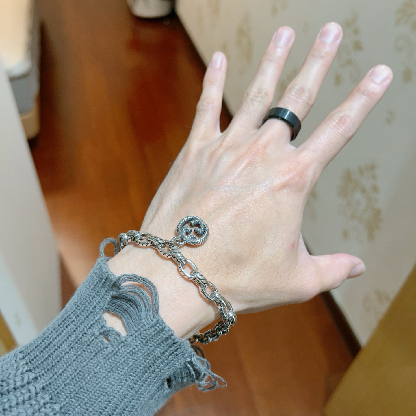 Gucci古驰手链 - 加厚クラシックデザイン, 男女兼用