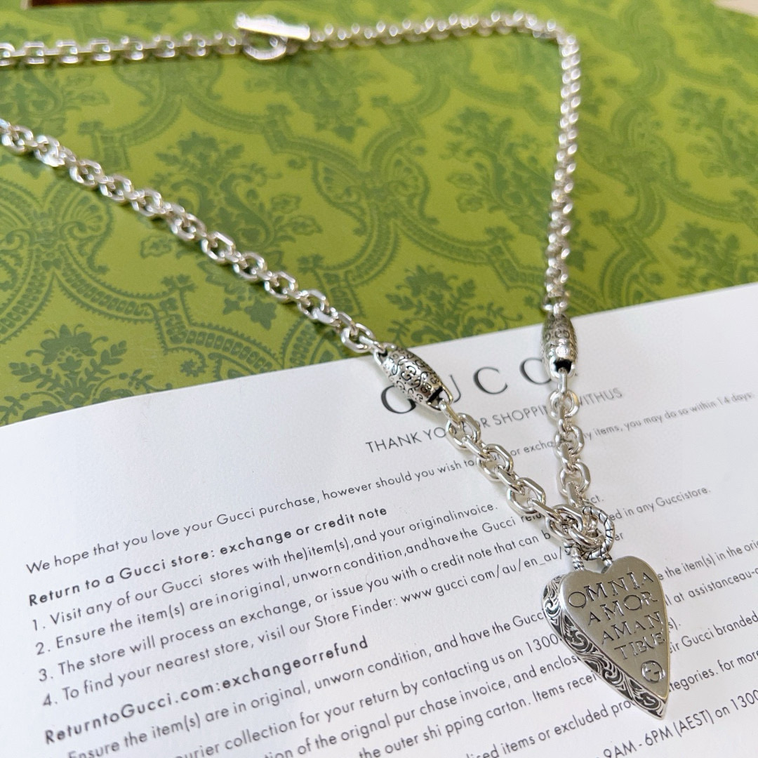 Gucci古驰Anger Forestシリーズチェーンネックレス - スタイリッシュなディテール