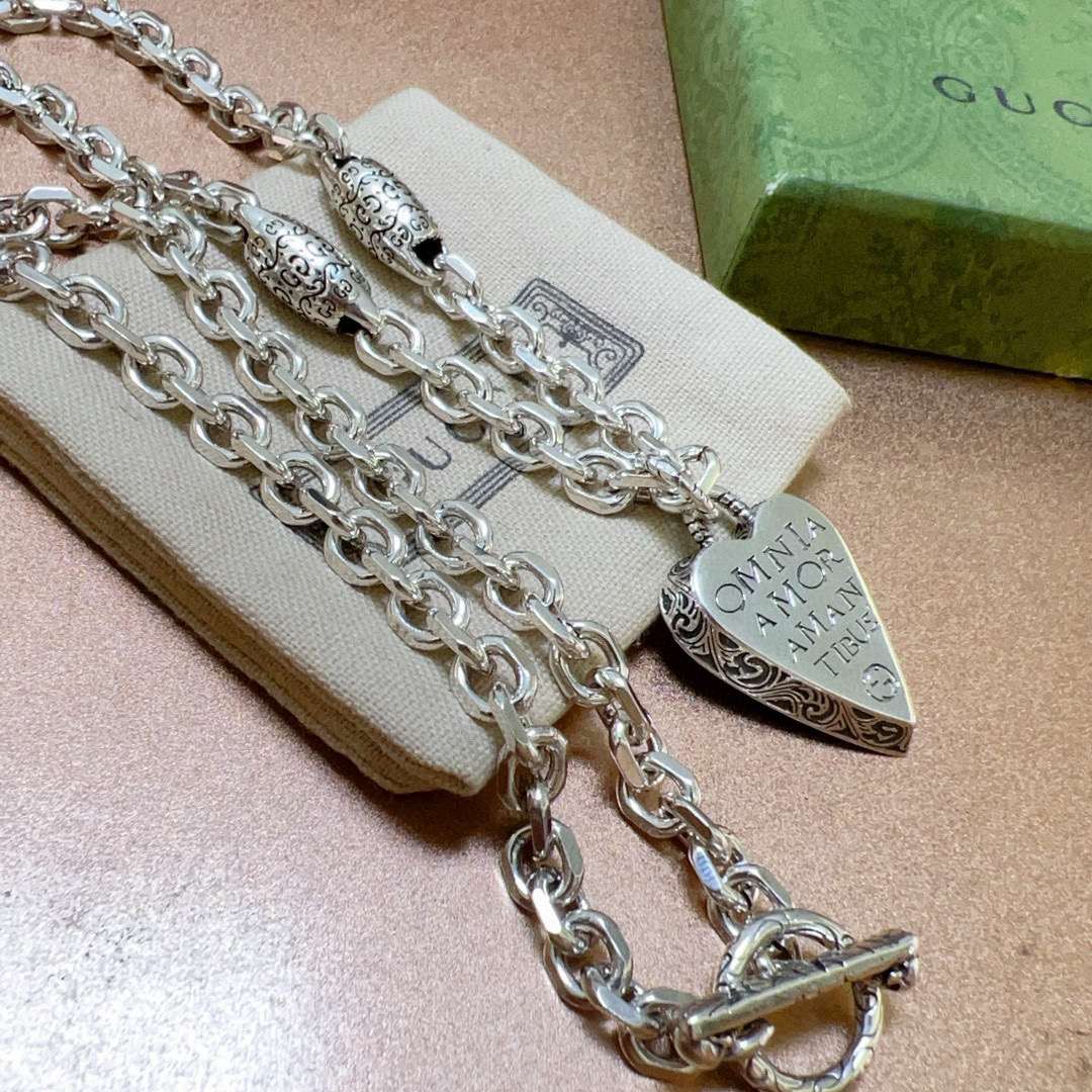 Gucci古驰Anger Forestシリーズチェーンネックレス - スタイリッシュなディテール