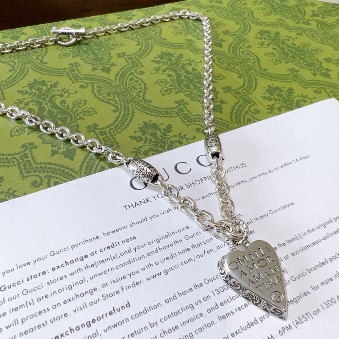 Gucci古驰Anger Forestシリーズチェーンネックレス - スタイリッシュなディテール