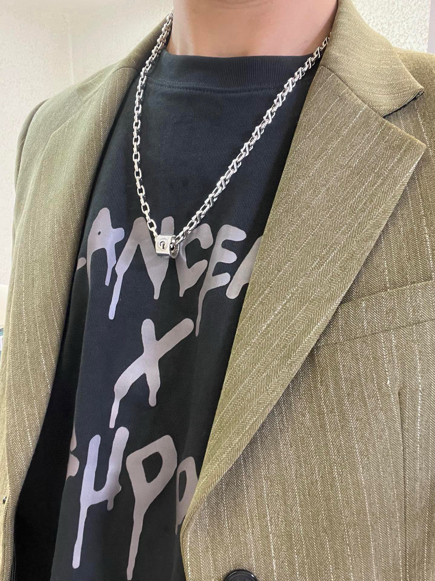 Gucci古驰Anger Forestシリーズ双Gデザインネックレス