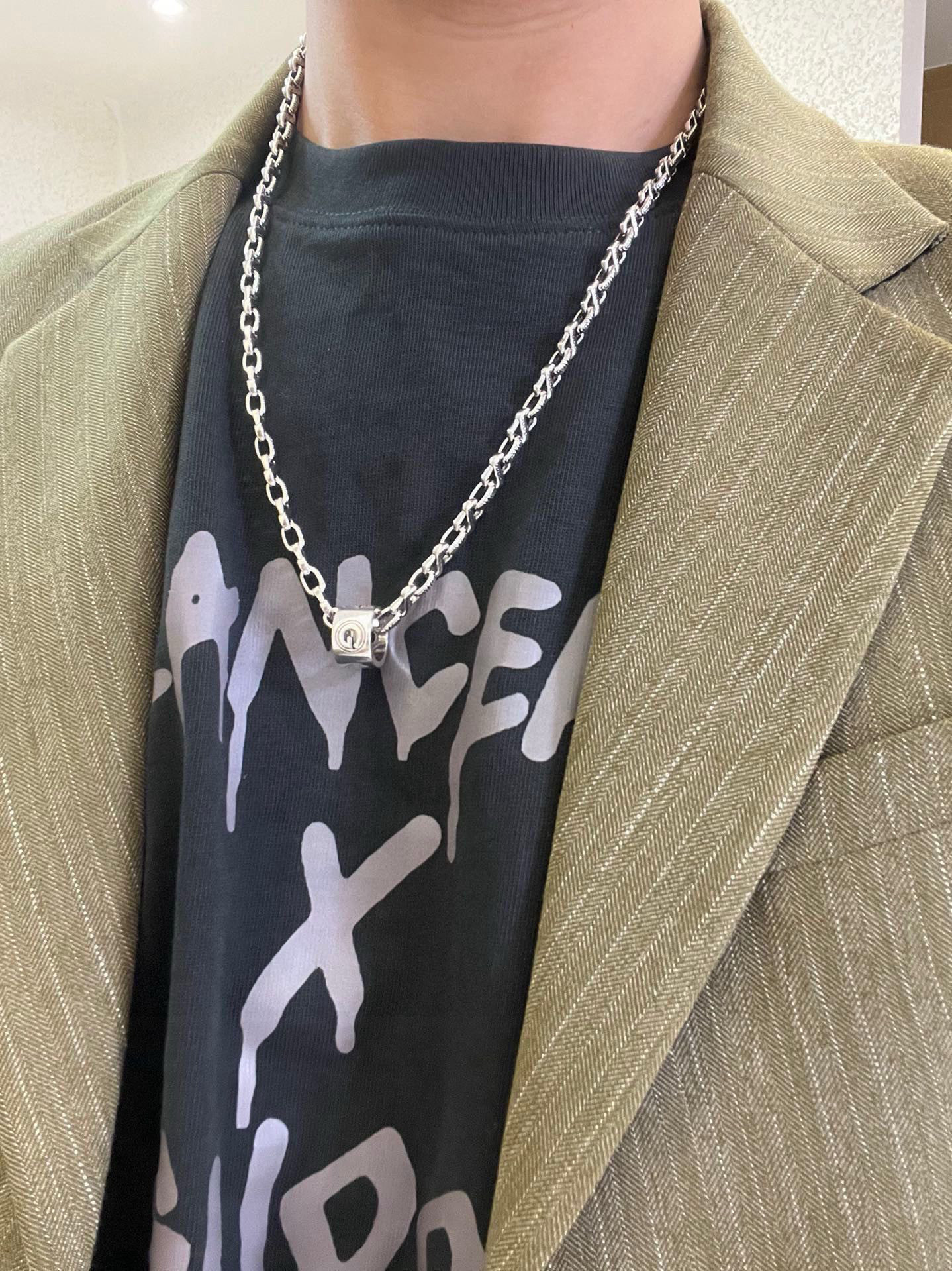 Gucci古驰Anger Forestシリーズ双Gデザインネックレス