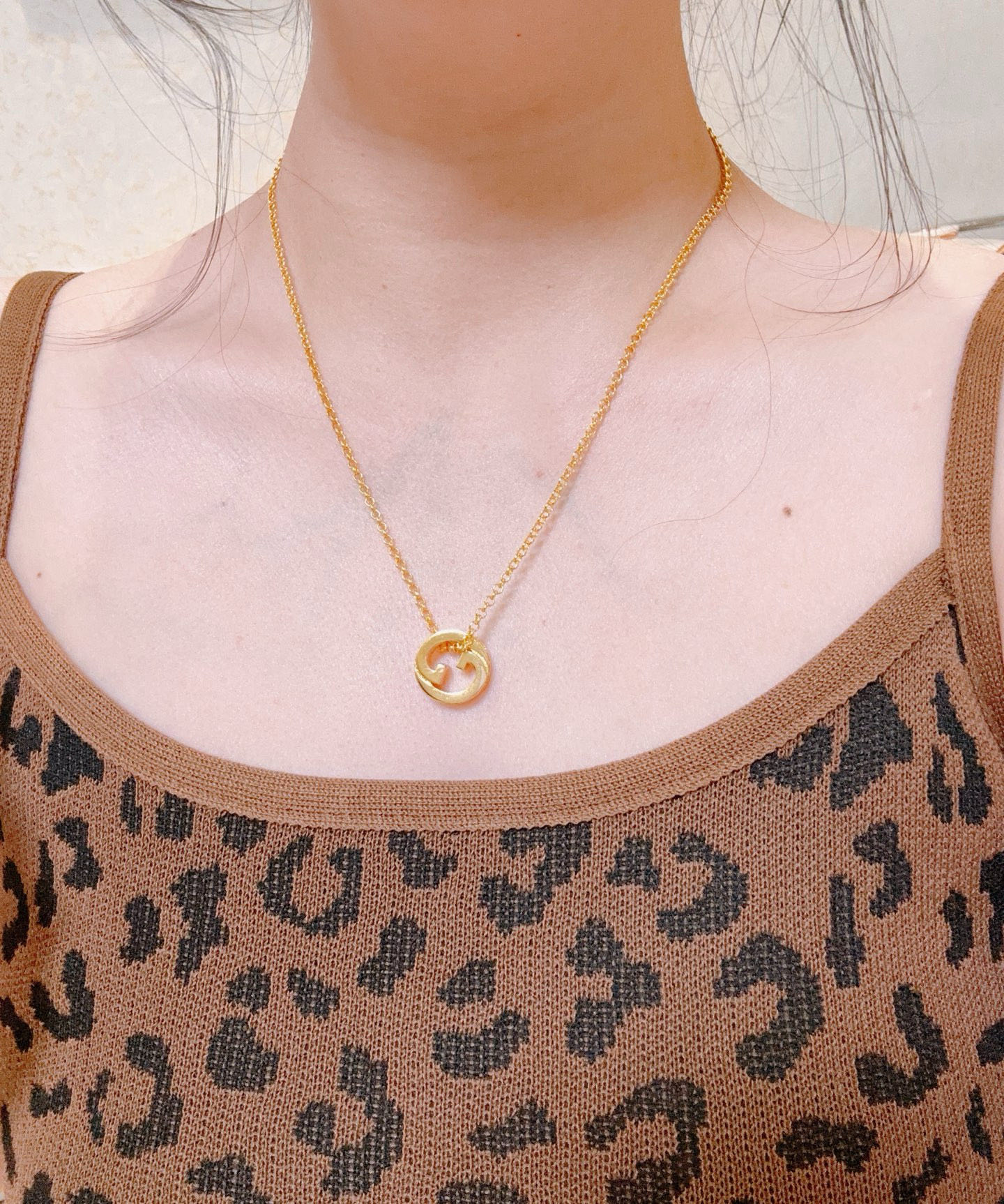 Gucci古驰双Gネックレス・Anger Forestシリーズ・高級感溢れるデザイン