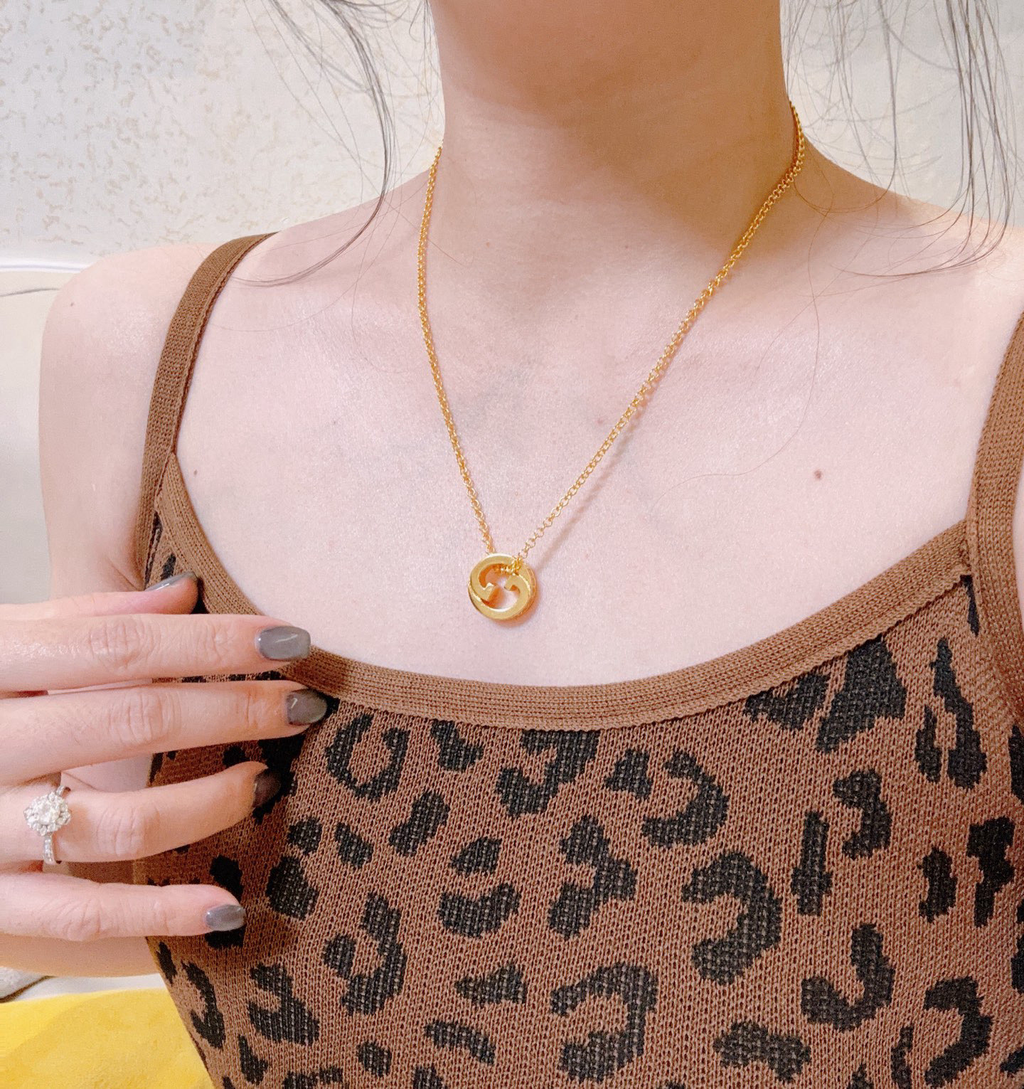 Gucci古驰双Gネックレス・Anger Forestシリーズ・高級感溢れるデザイン