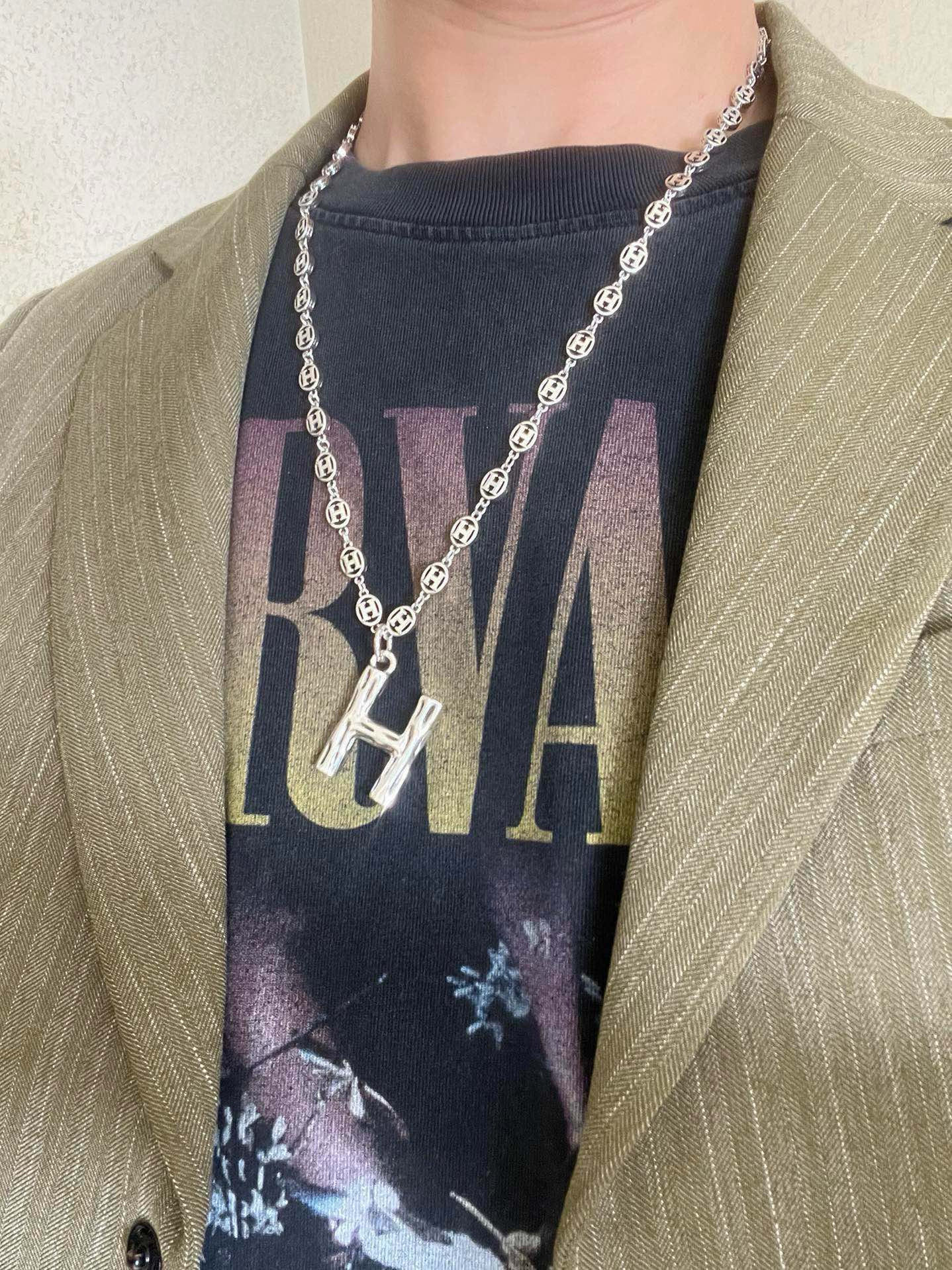 p625 on Hermes, the Emass necklace, the H-disc series jewelry import custom - 图片 9