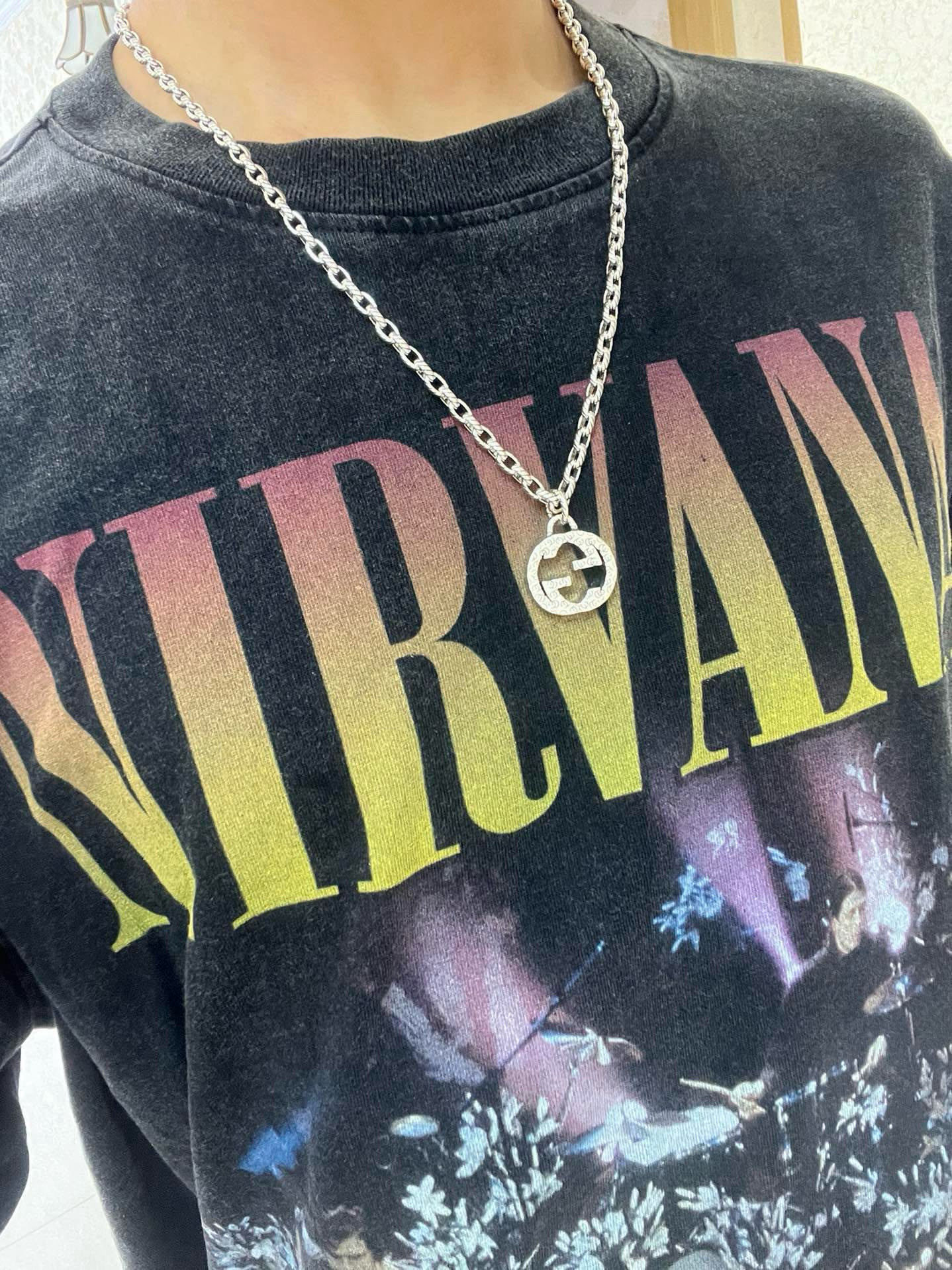 Gucci古驰Anger Forestシリーズ双Gネックレス - 高級感あふれる最新モデル