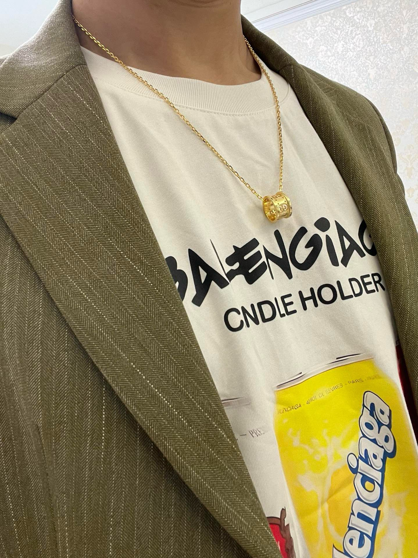 Gucci古驰双Gチェーンネックレス Anger Forestシリーズ