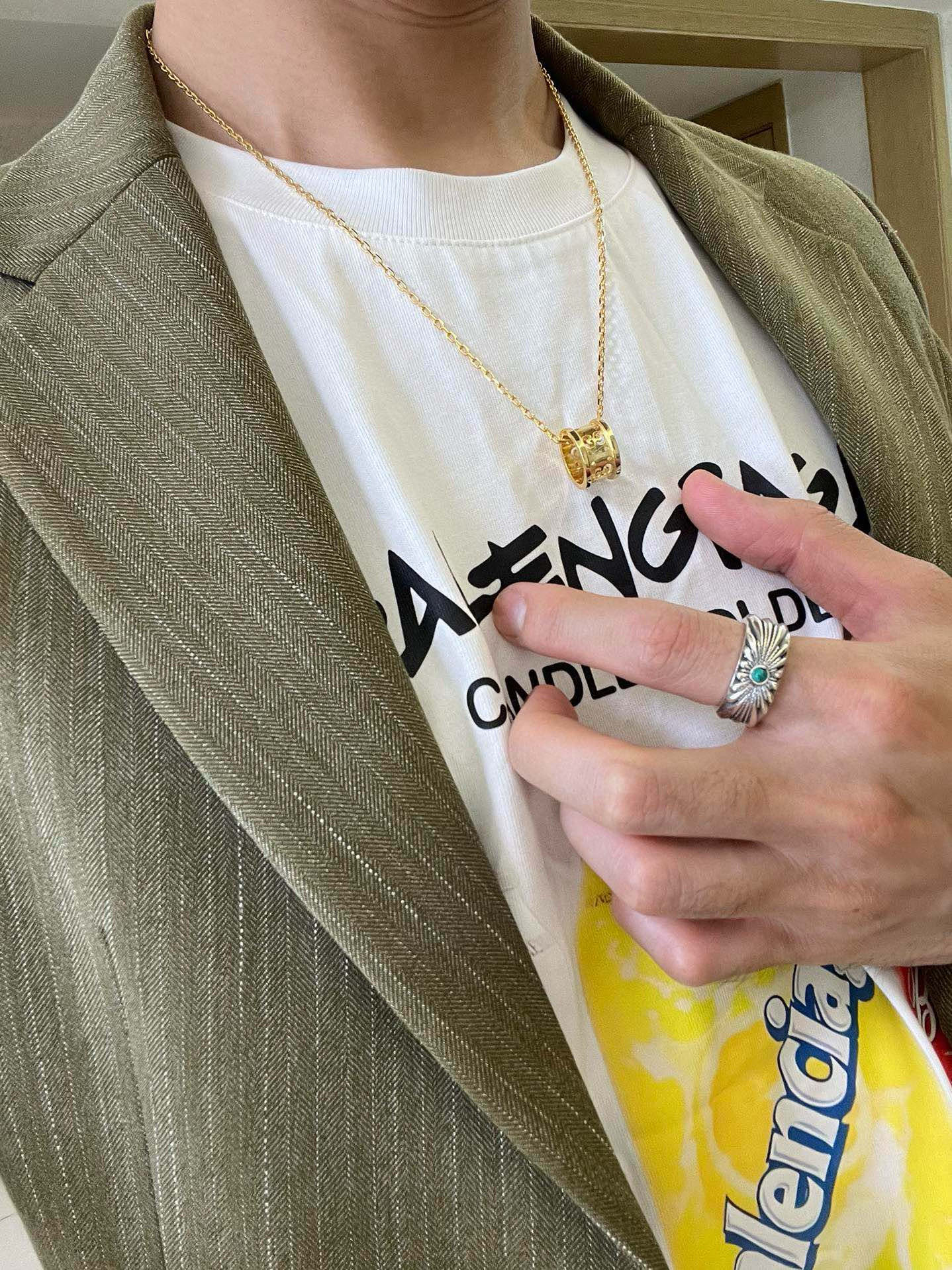 Gucci古驰双Gチェーンネックレス Anger Forestシリーズ