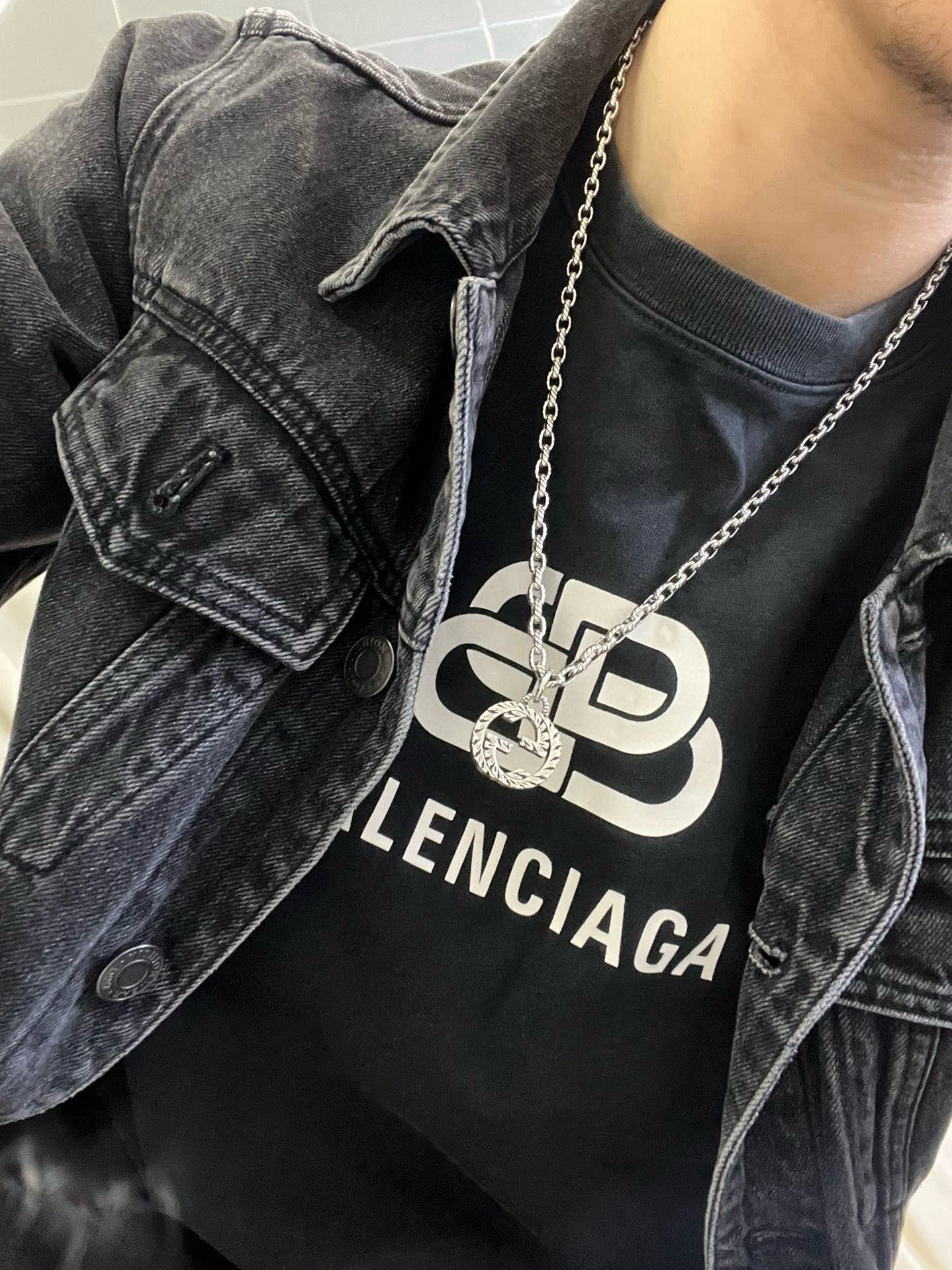 Gucci古驰 Anger Forestシリーズ 双Gネックレス 細部までこだわった手作り