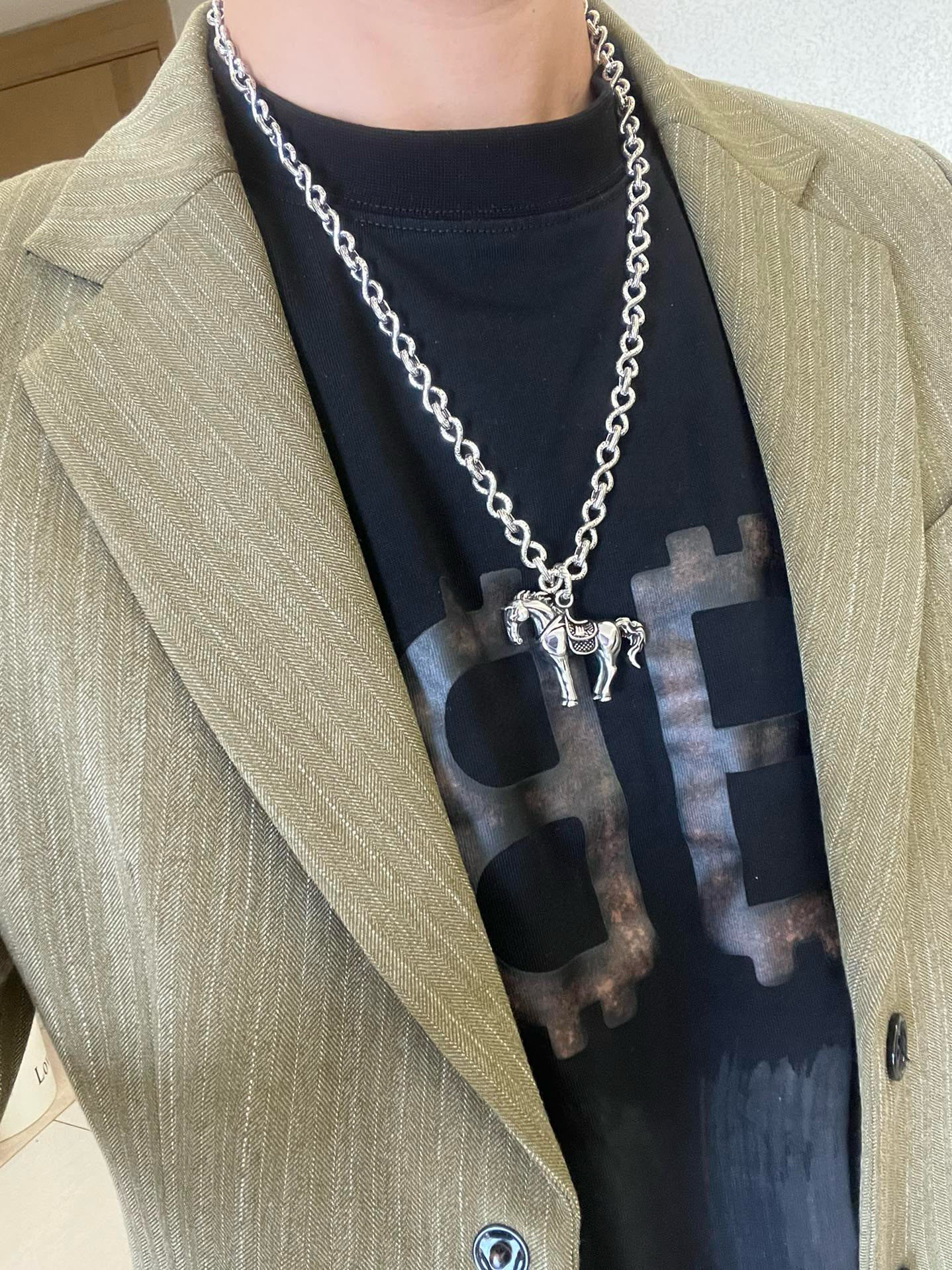 Gucci古驰Anger ForestダブルGネックレス - スタイリッシュな新作